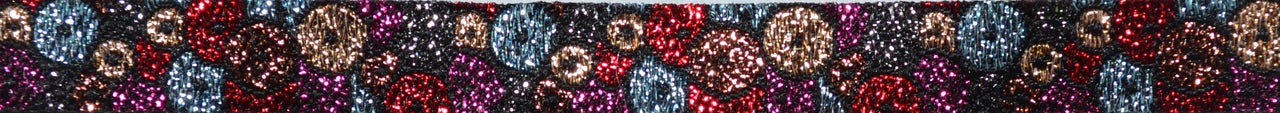Harajuku 5/8" Black Dog Collar