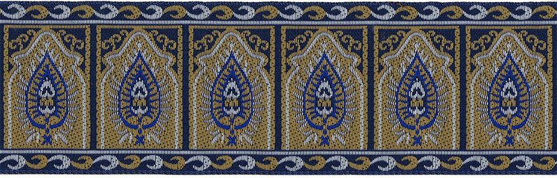 Istanbul Blue 1.5 inch Masterpiece Dog Collar
