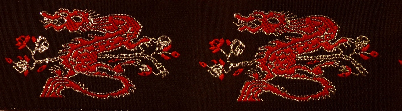 Sign of the Dragon 1.5" Dog Collar