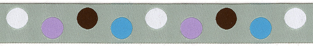 Hippodrome Aque and Blue Dog Collar