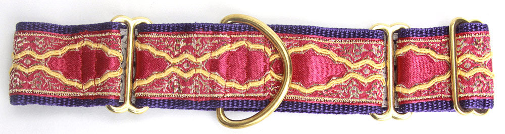 Versailles Fuschia Dog Collar