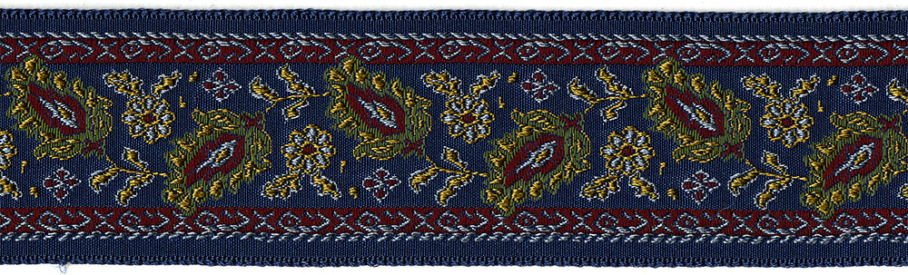 Sausalito Navy 1.5" Dog Collar