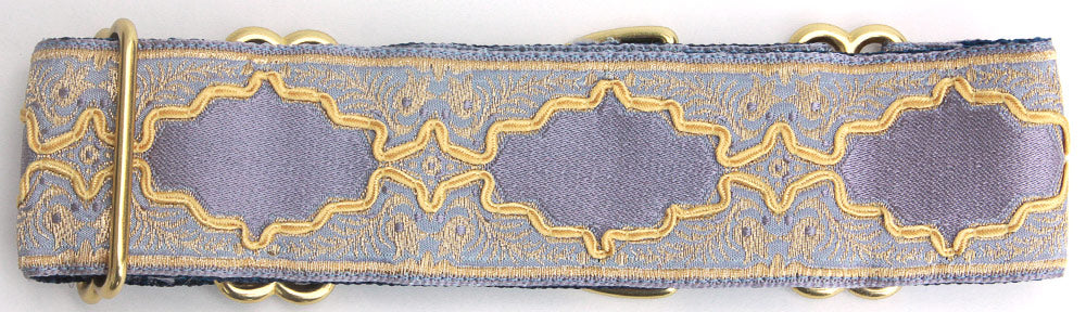 Versailles French Blue 2 Inch Masterpiece Dog Collar