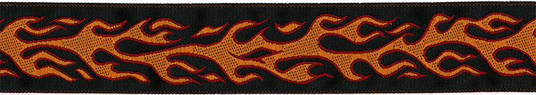 On Fire 1" Dog Collar