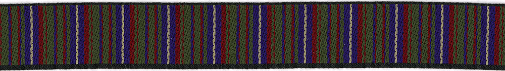 Nerd Striped 1" Dog Collar