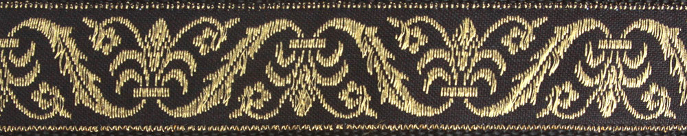 Napoleon Black 1.5" Dog Collar