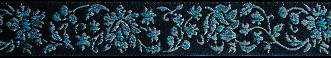 Victoria Blue 1.5" Dog Collar