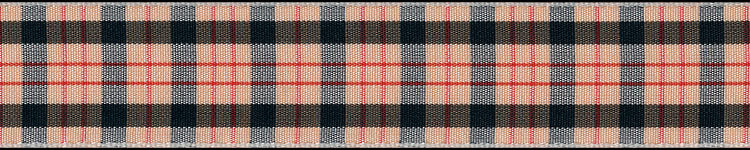 Berbish English Plaid Dog Collar
