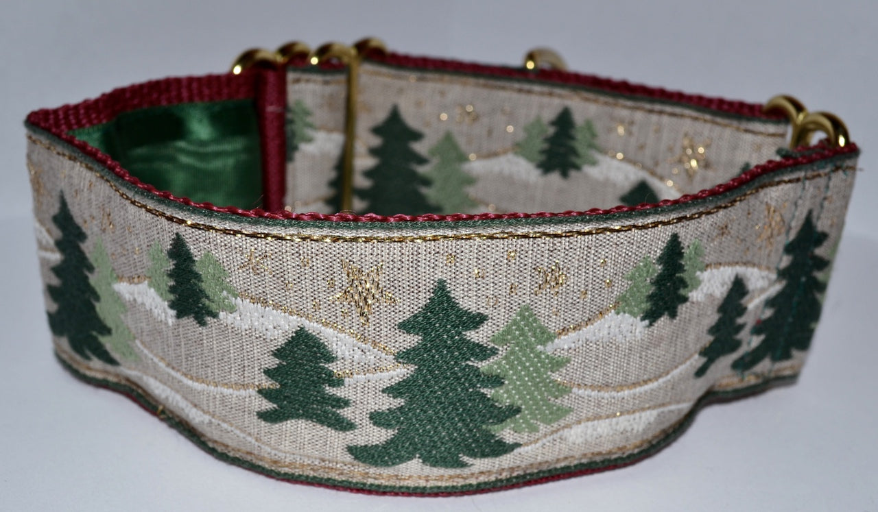 Pine Trees 2" Masterpiece Dog Collar