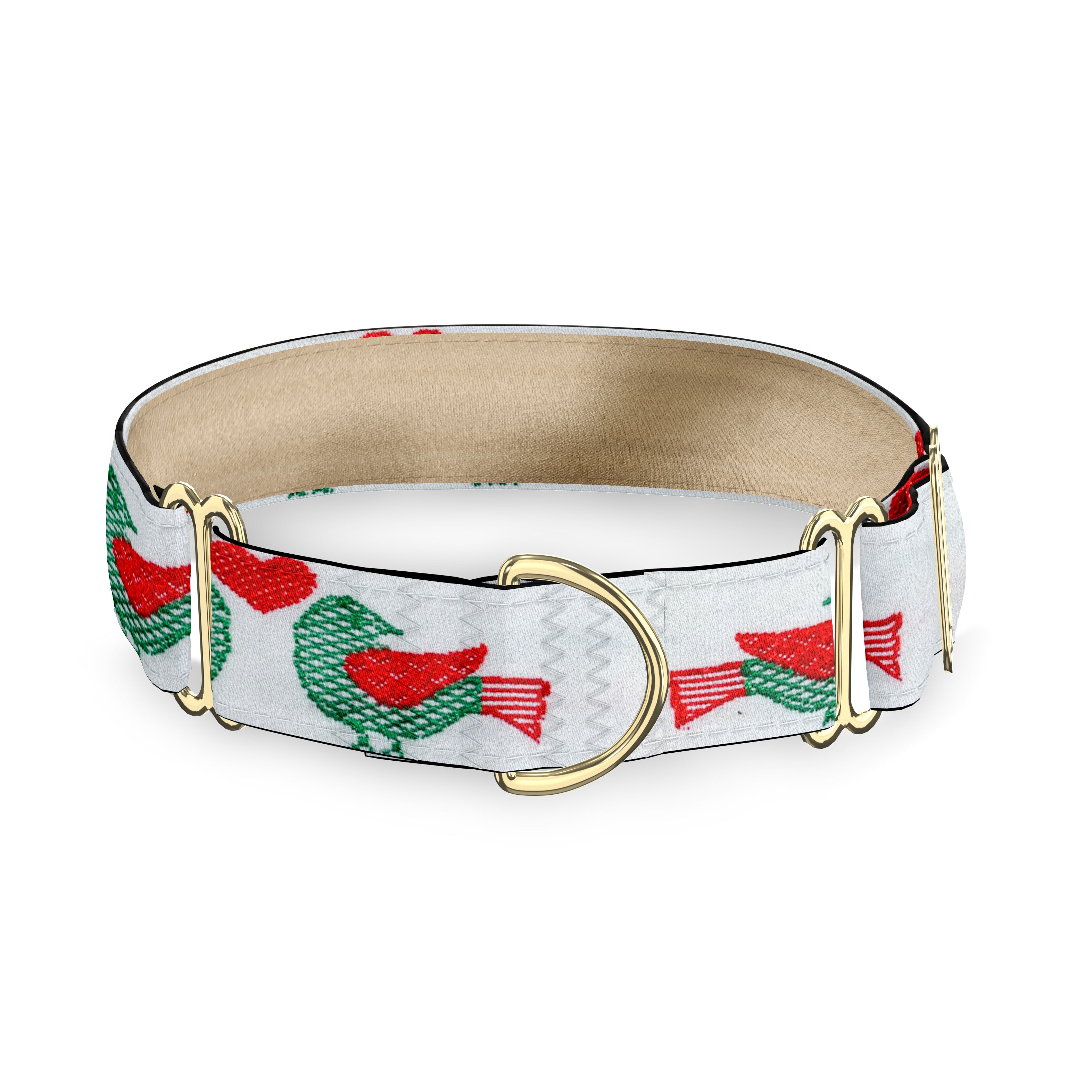 Signature Red Green Gucci Inspired Dog Collar and Leash Set