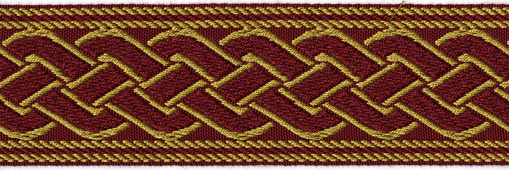 Athens Garnet 2 inch Masterpiece Dog Collar