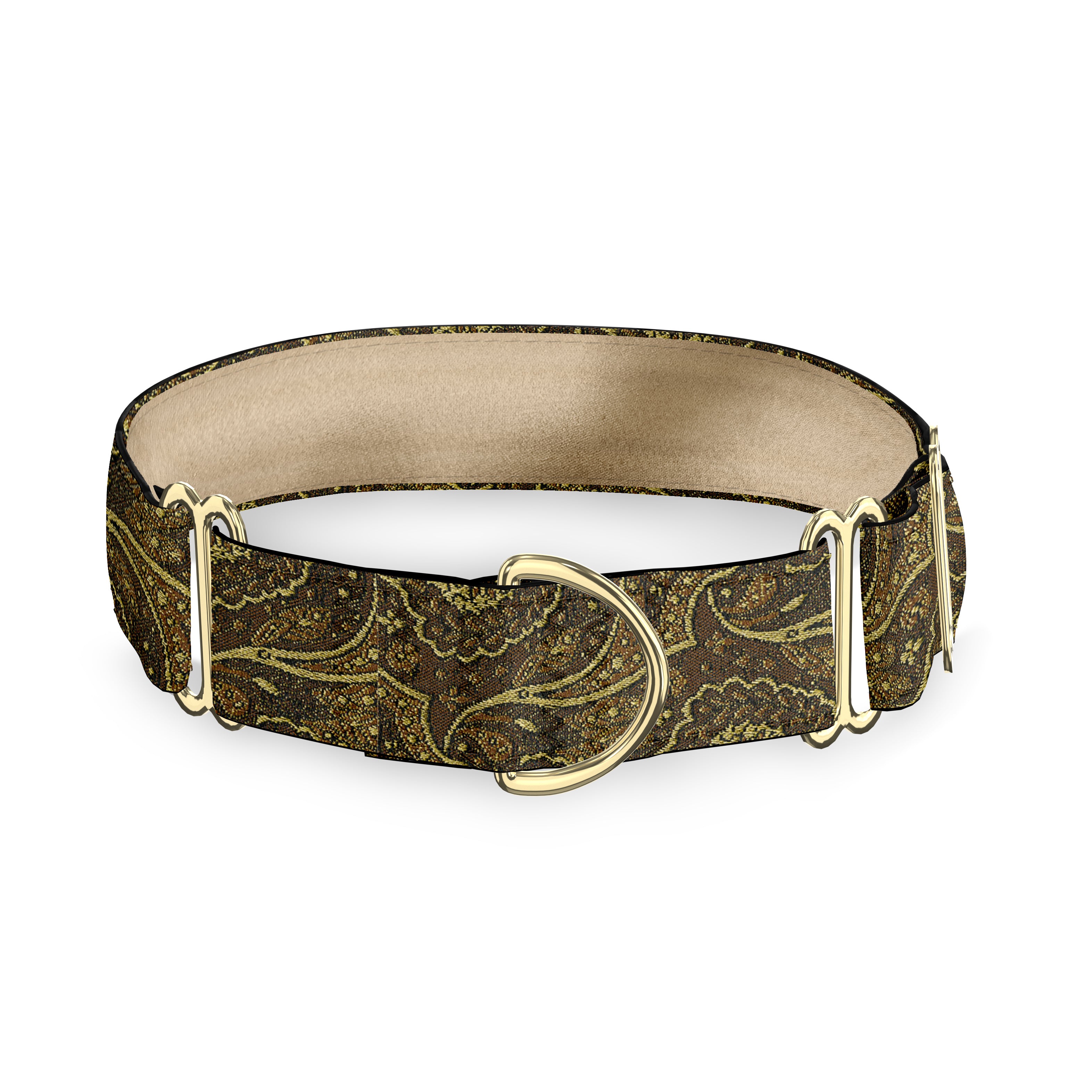 Bombay Brown 1.5" Dog Collar