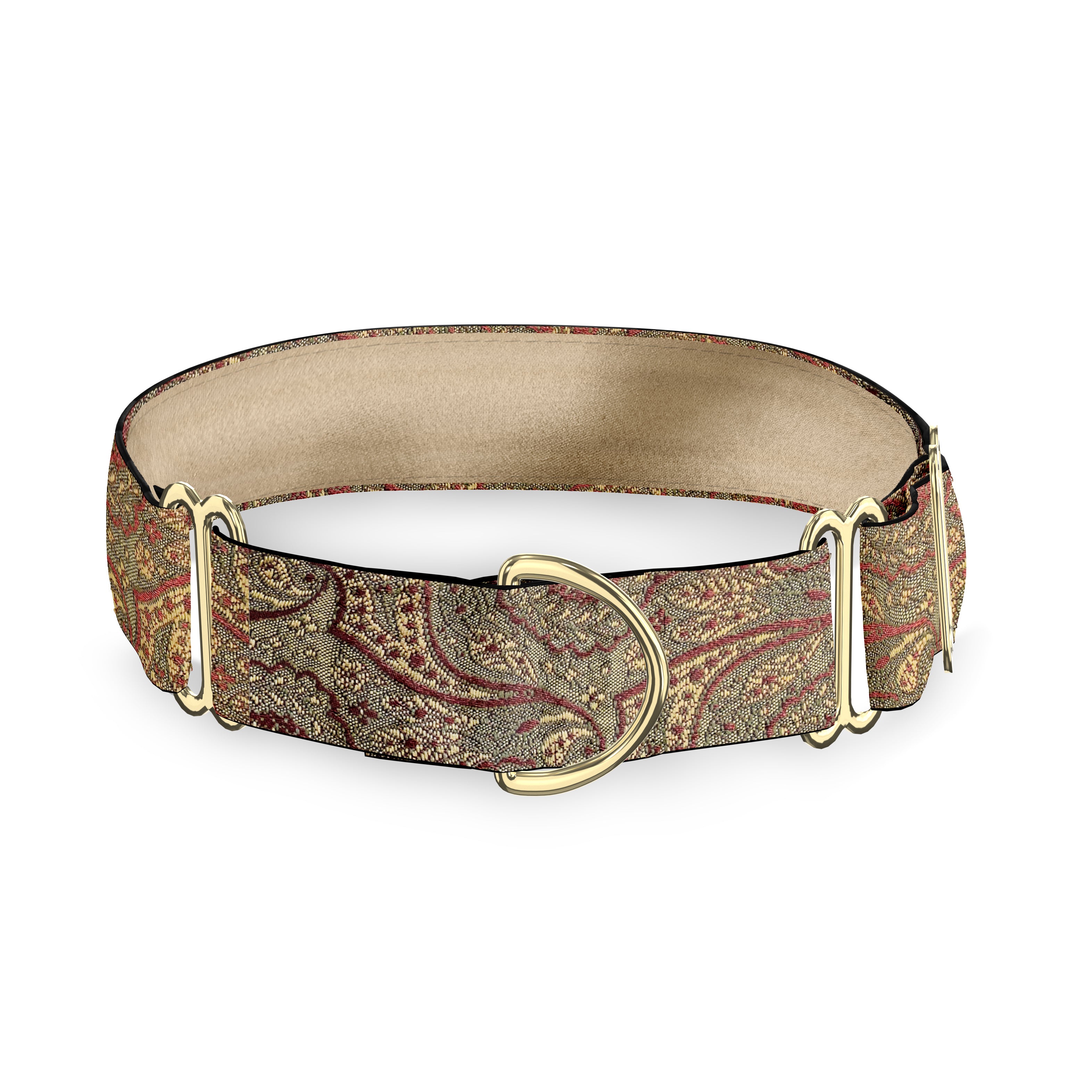 Bombay Garnet Dog Collar