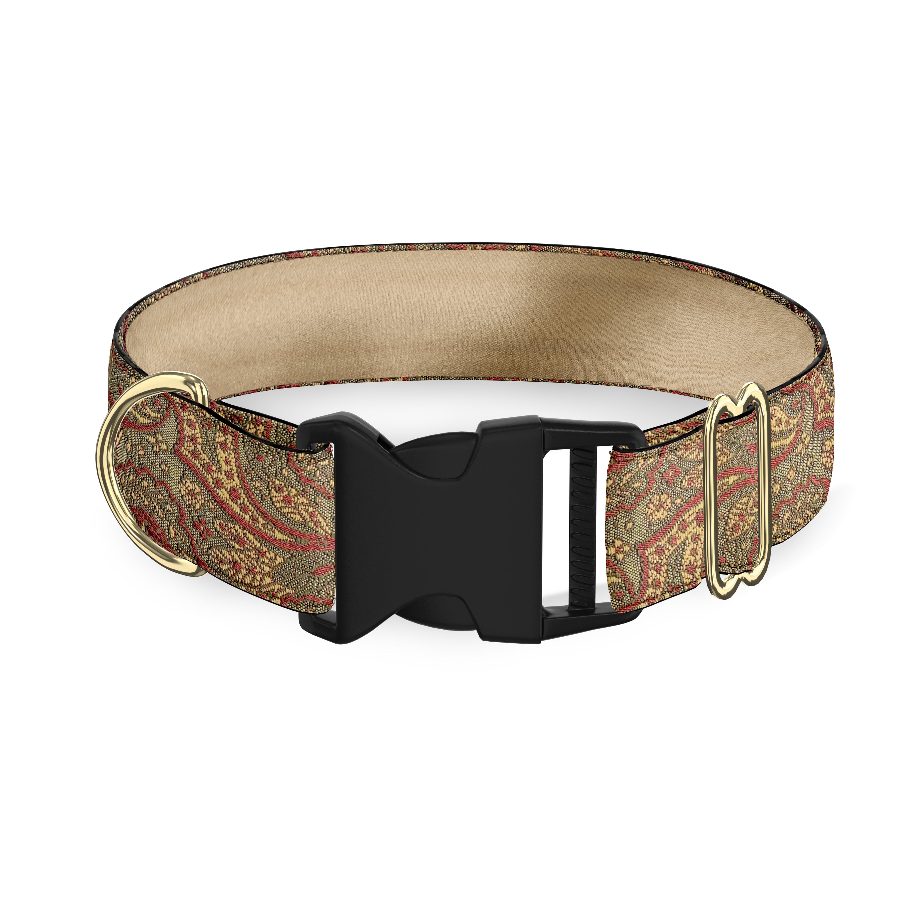 Bombay Garnet Dog Collar