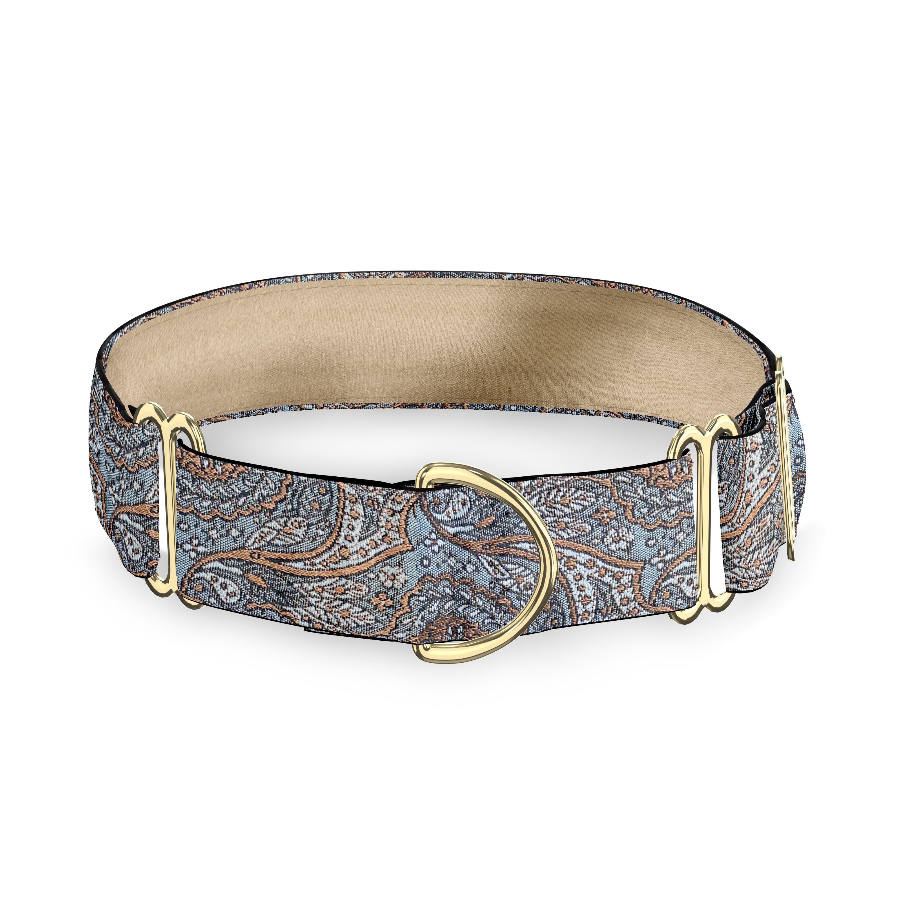 Bombay Slate Dog Collar