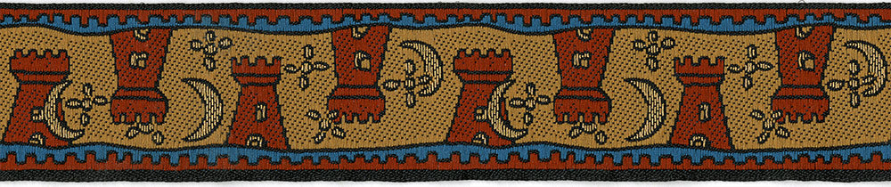 Castles 1" Dog Collar