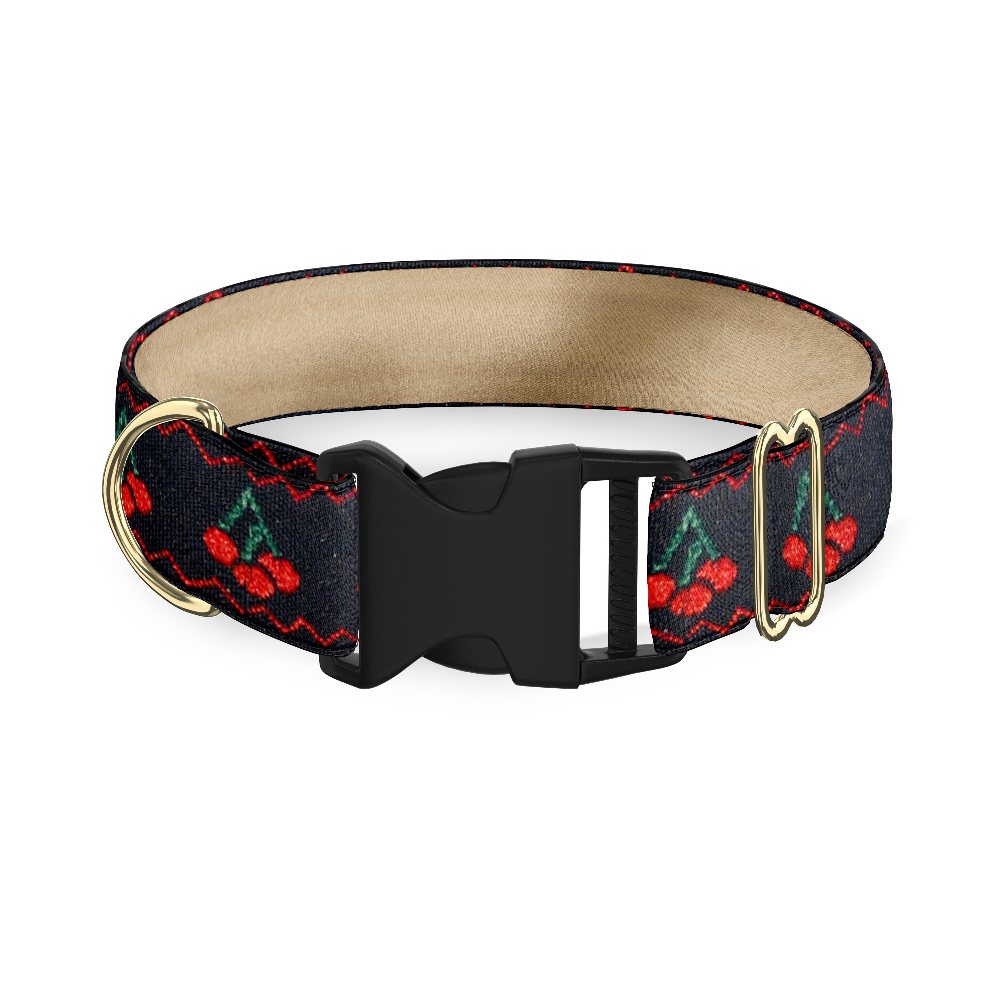 Cherry Bomb Dog Collar