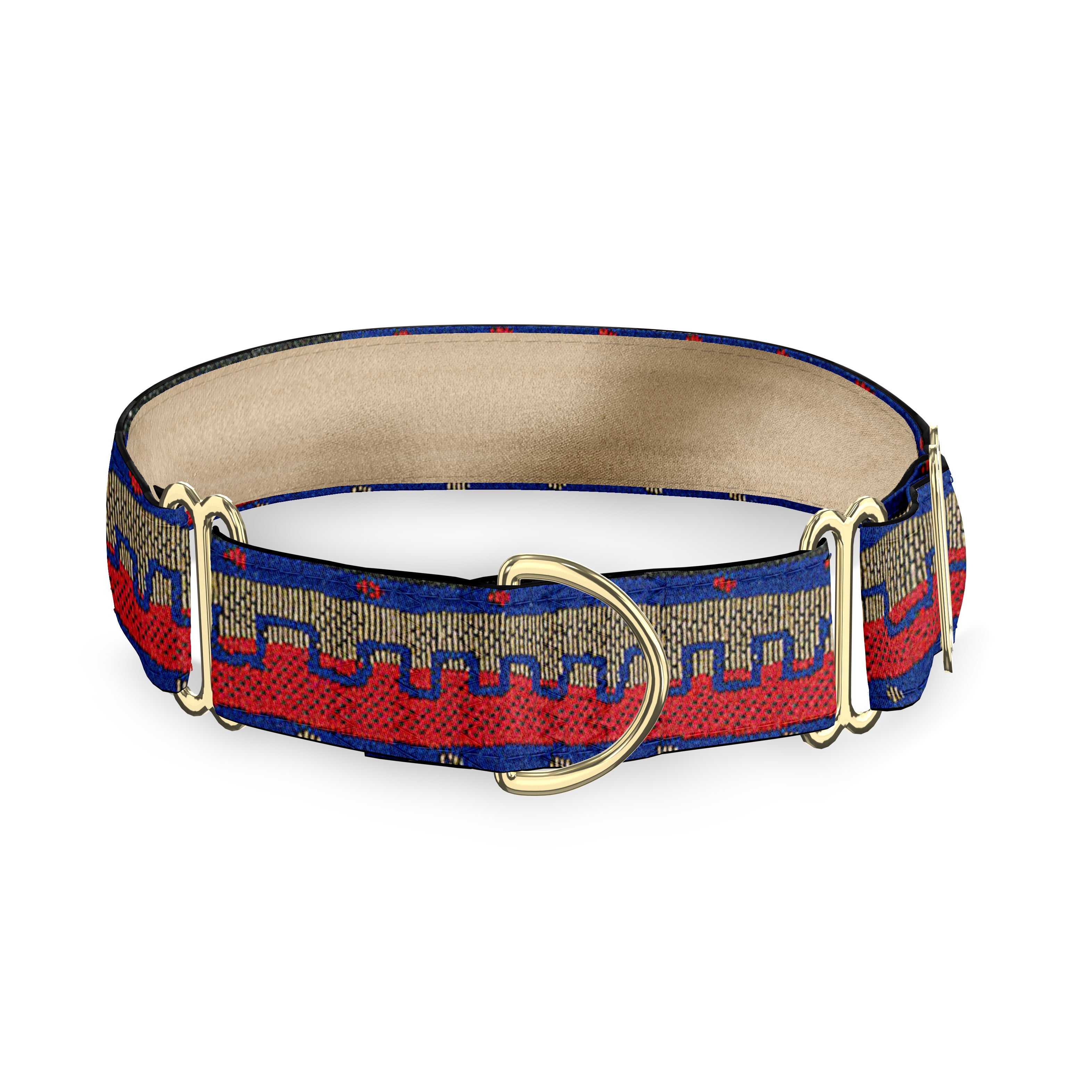 Chivalry Navy 3/4" Dog Collar