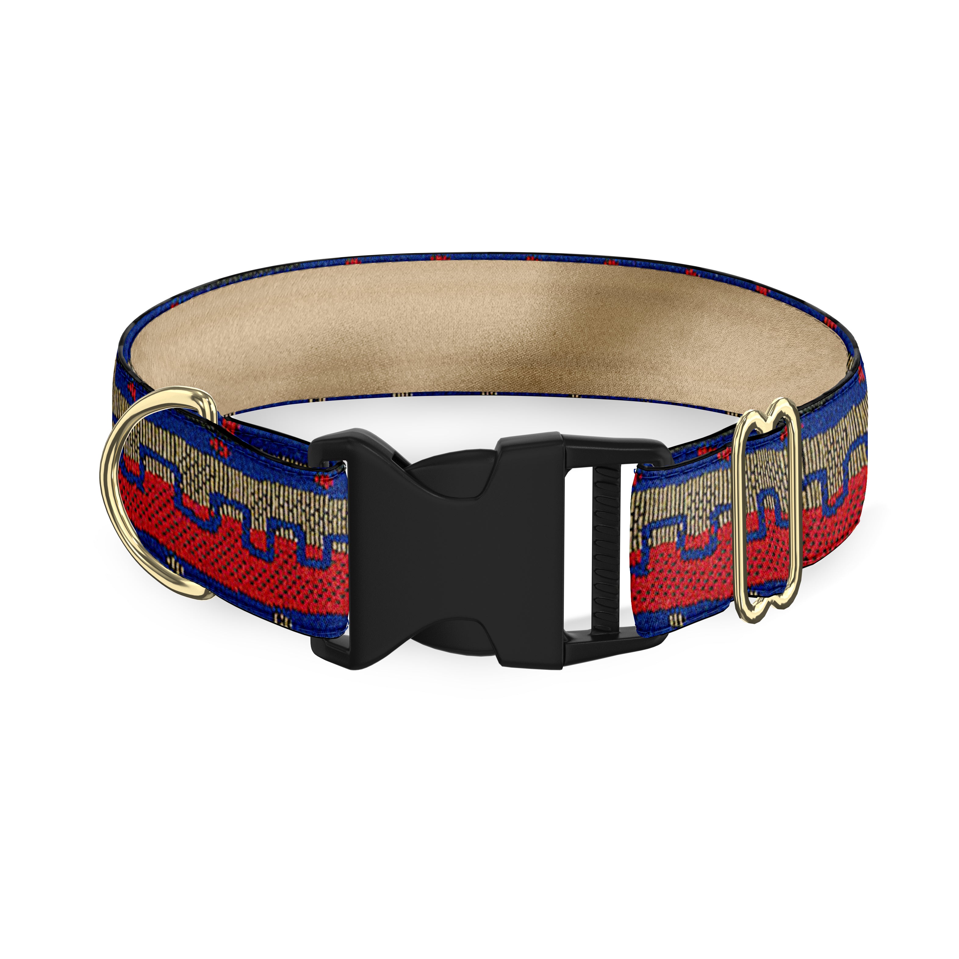 Chivalry Navy 3/4" Dog Collar