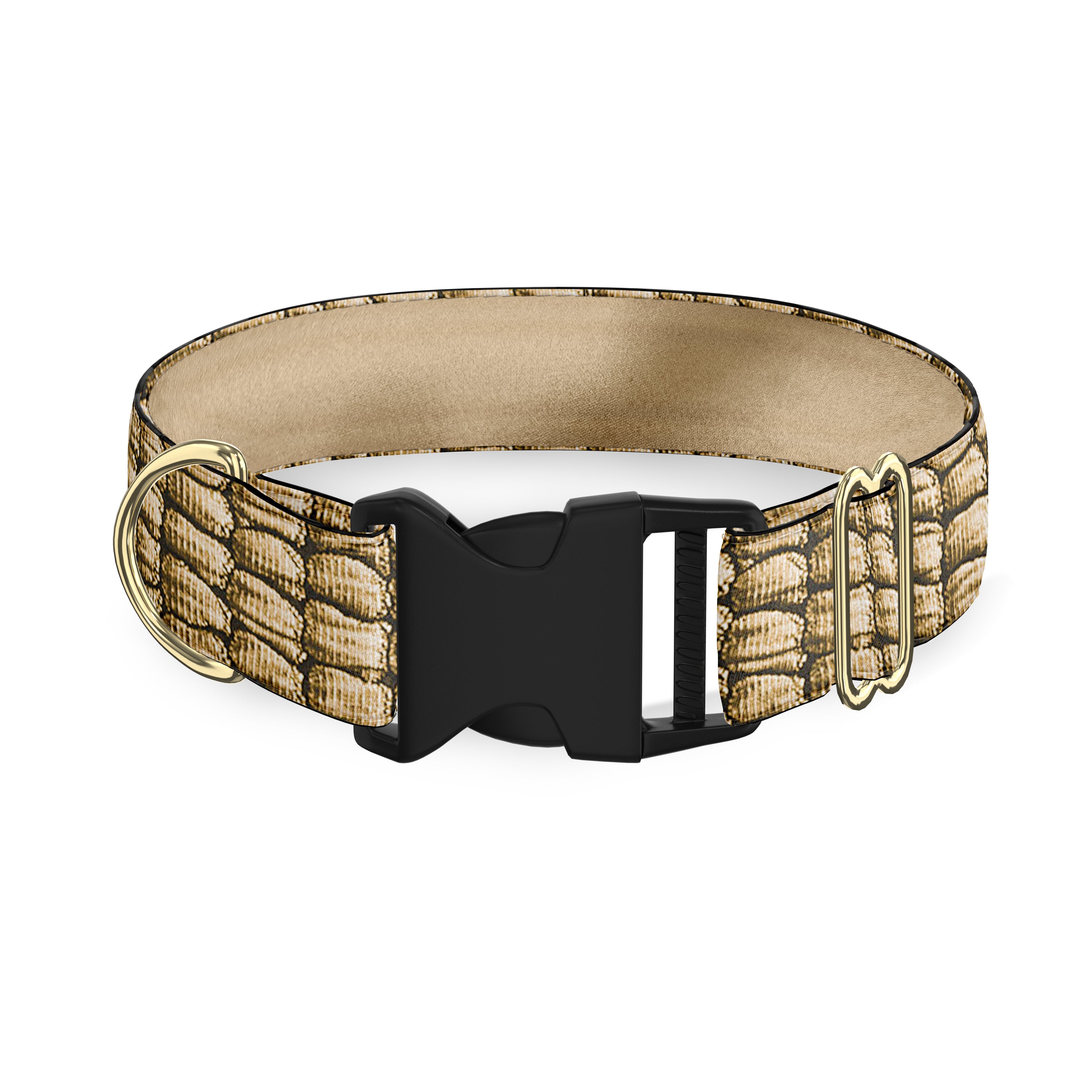 Croc Camel Dog Collar