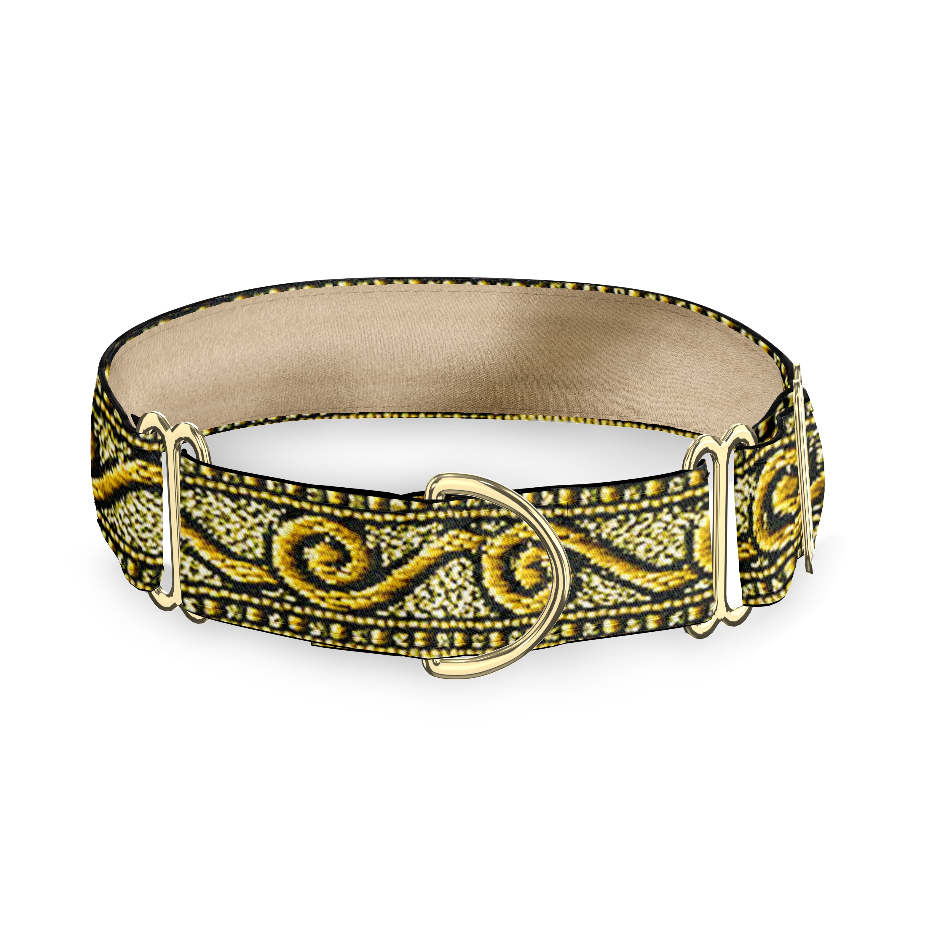 Dali Gold 3/4" Dog Collar
