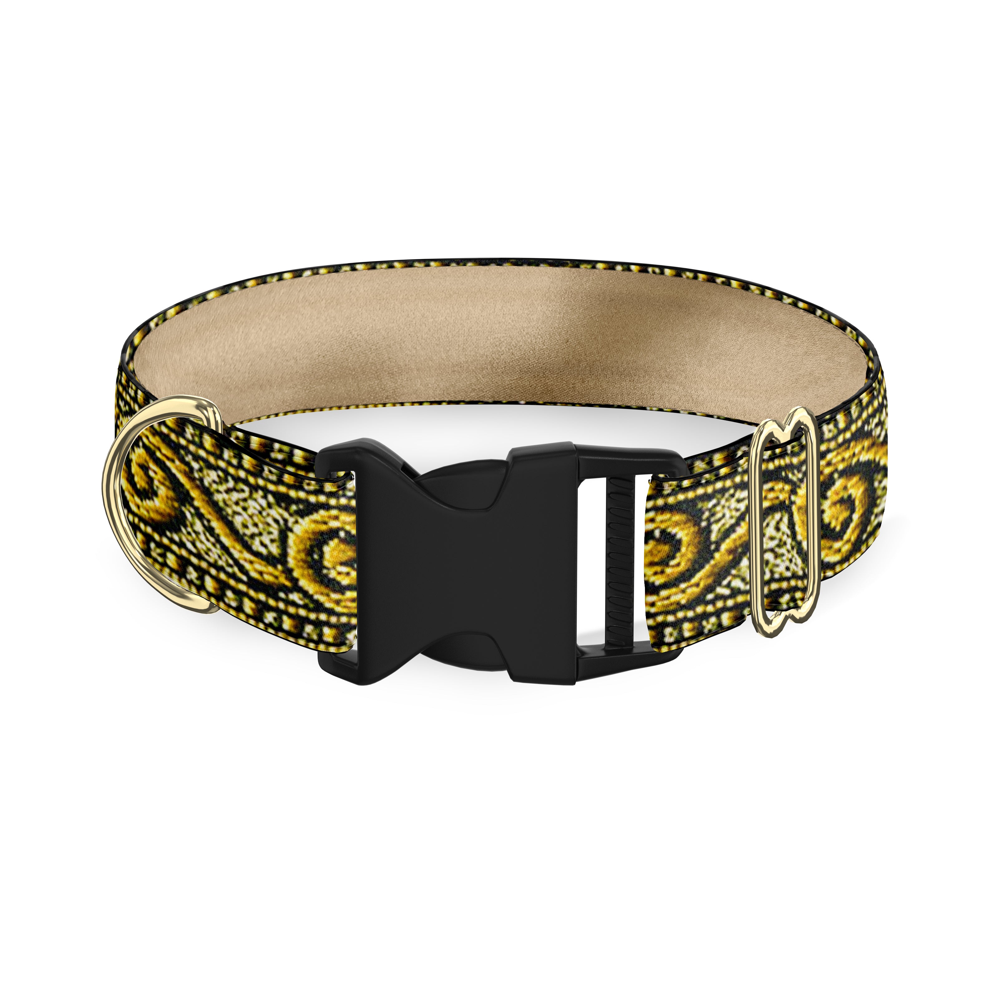 Dali Gold 3/4" Dog Collar
