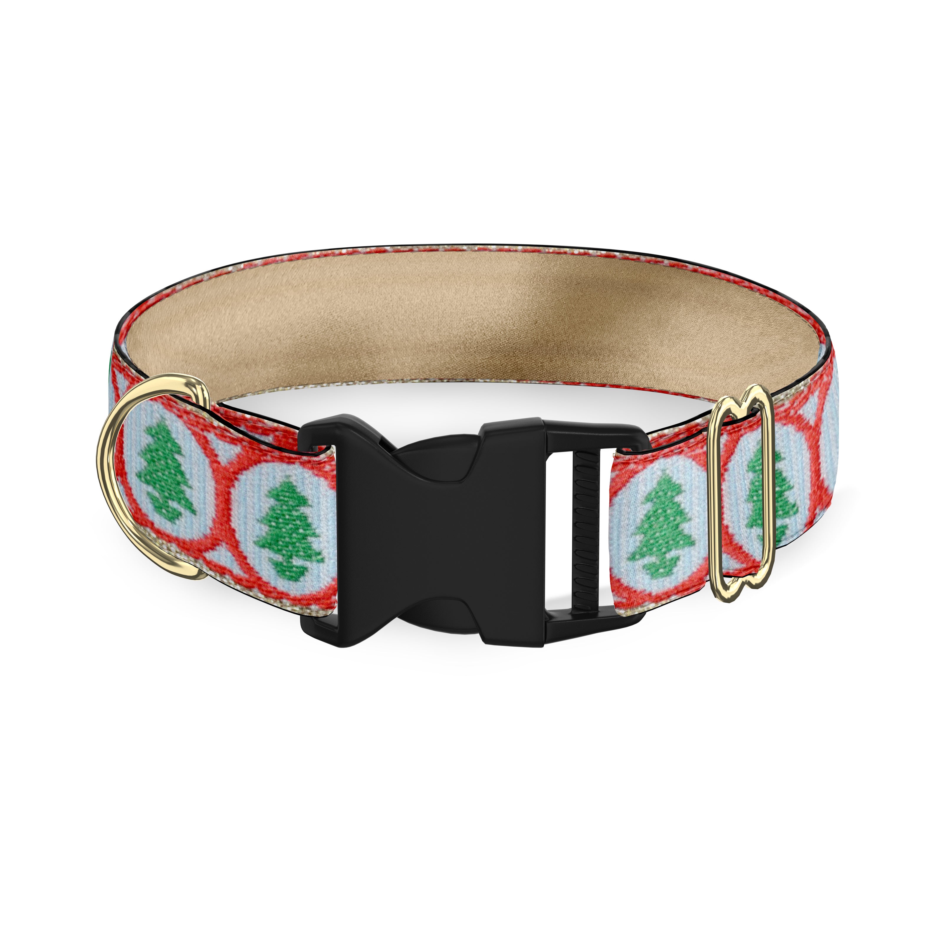 Deco Trees Dog Collar