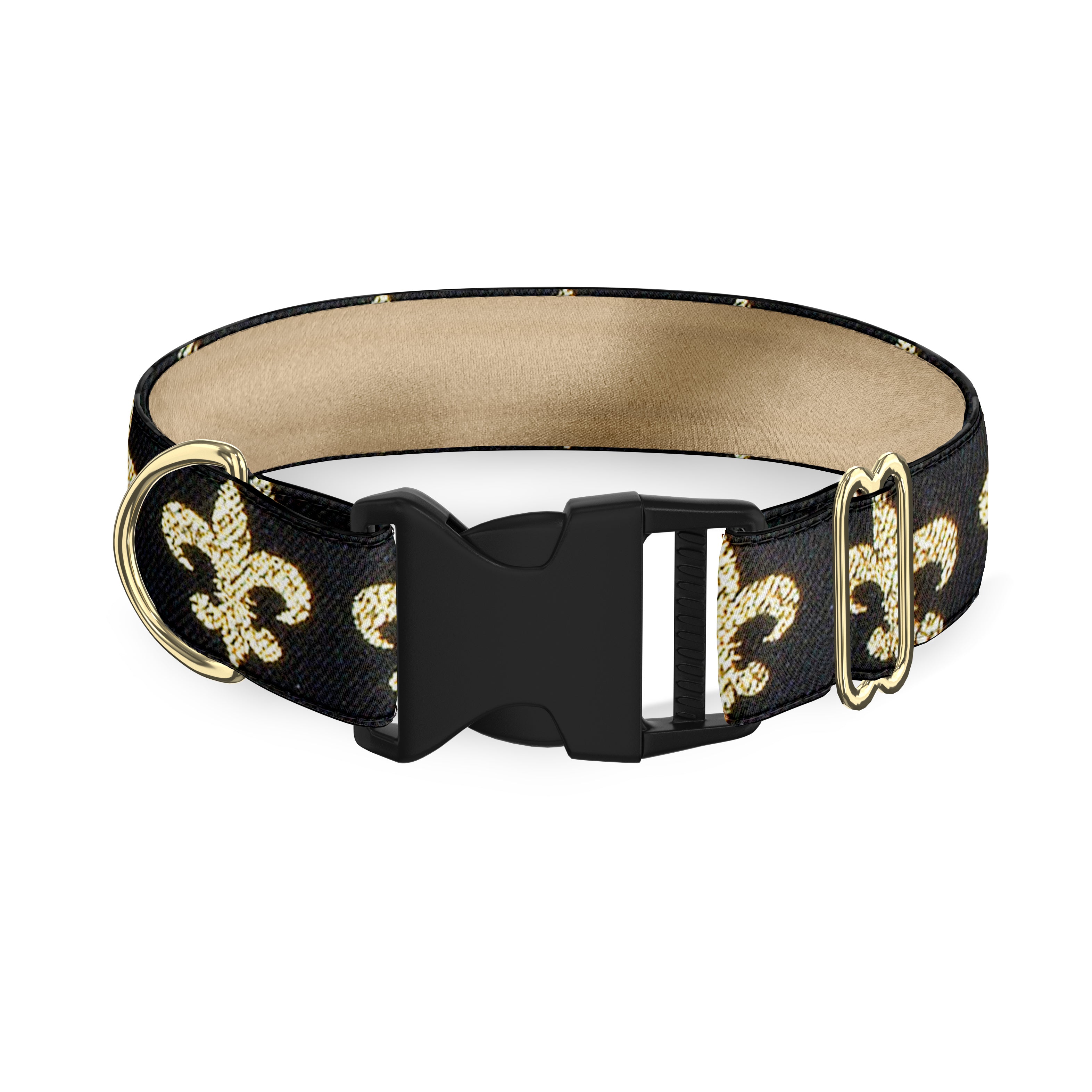 Fleur de Lis 1" Dog Collar