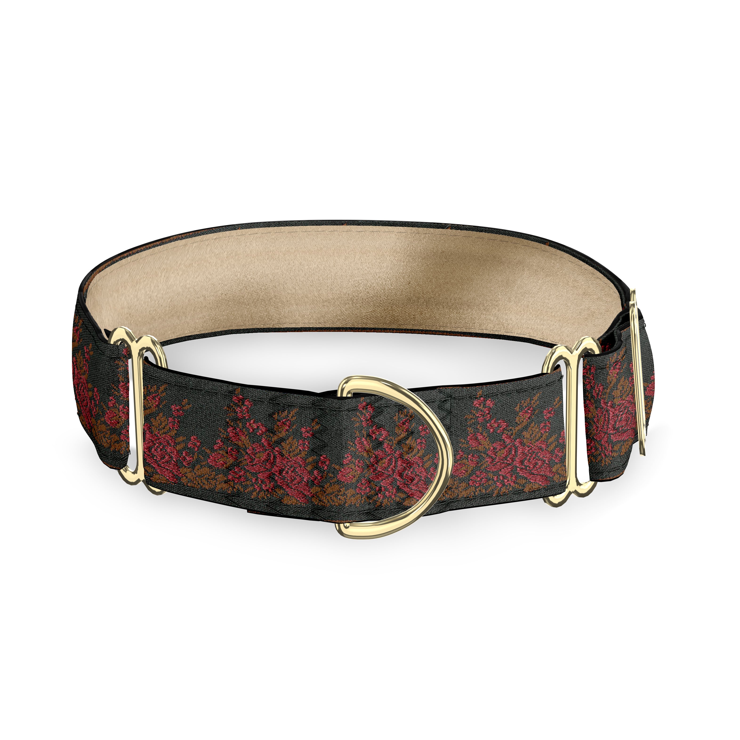 Floral 2 Inch Masterpiece Dog Collar