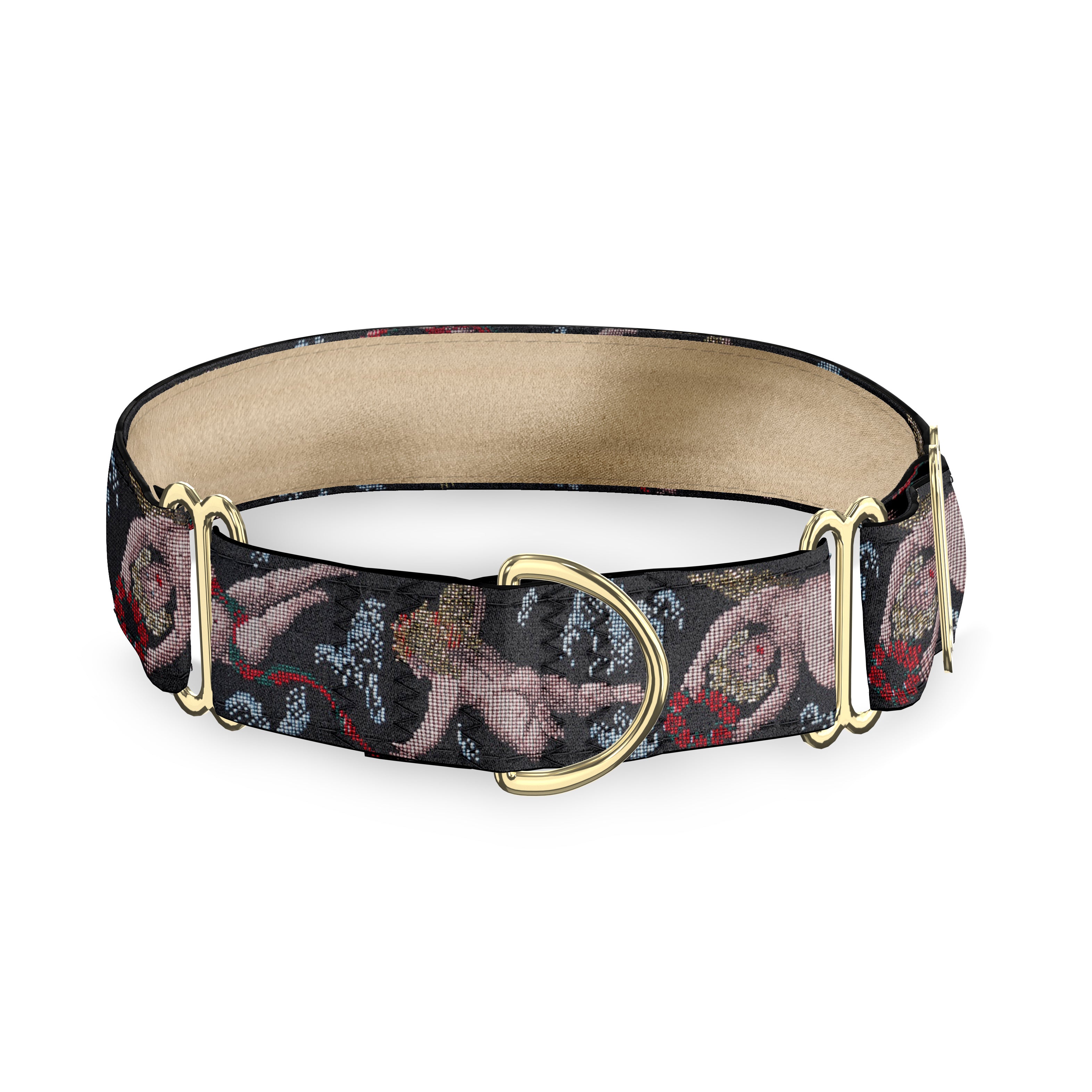 Fresco Black 2 Inch Masterpiece Dog Collar