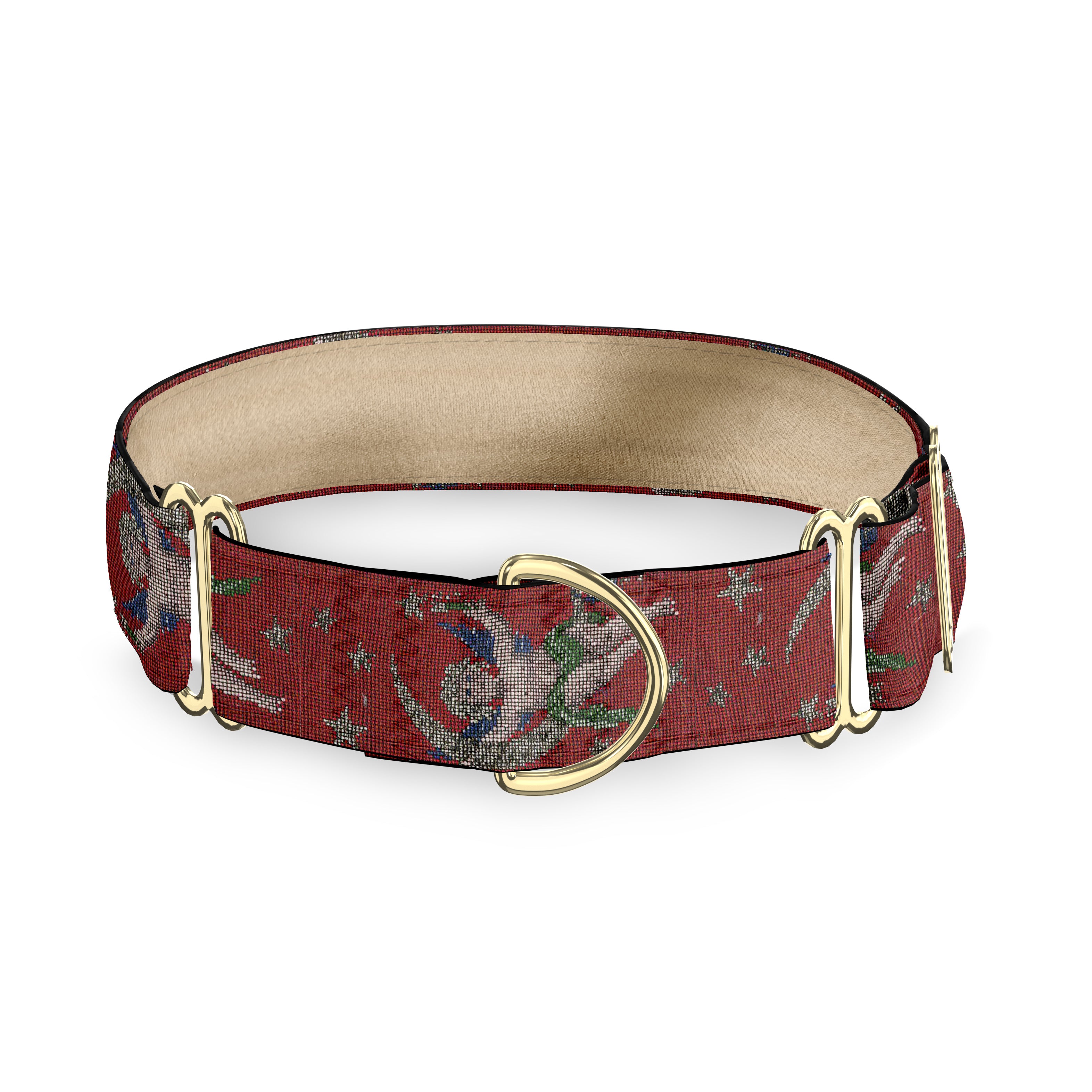 Fresco Garnet 2 Inch Masterpiece Dog Collar