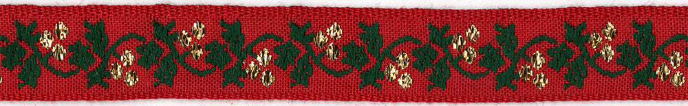 Gilded Holly Dog Collar