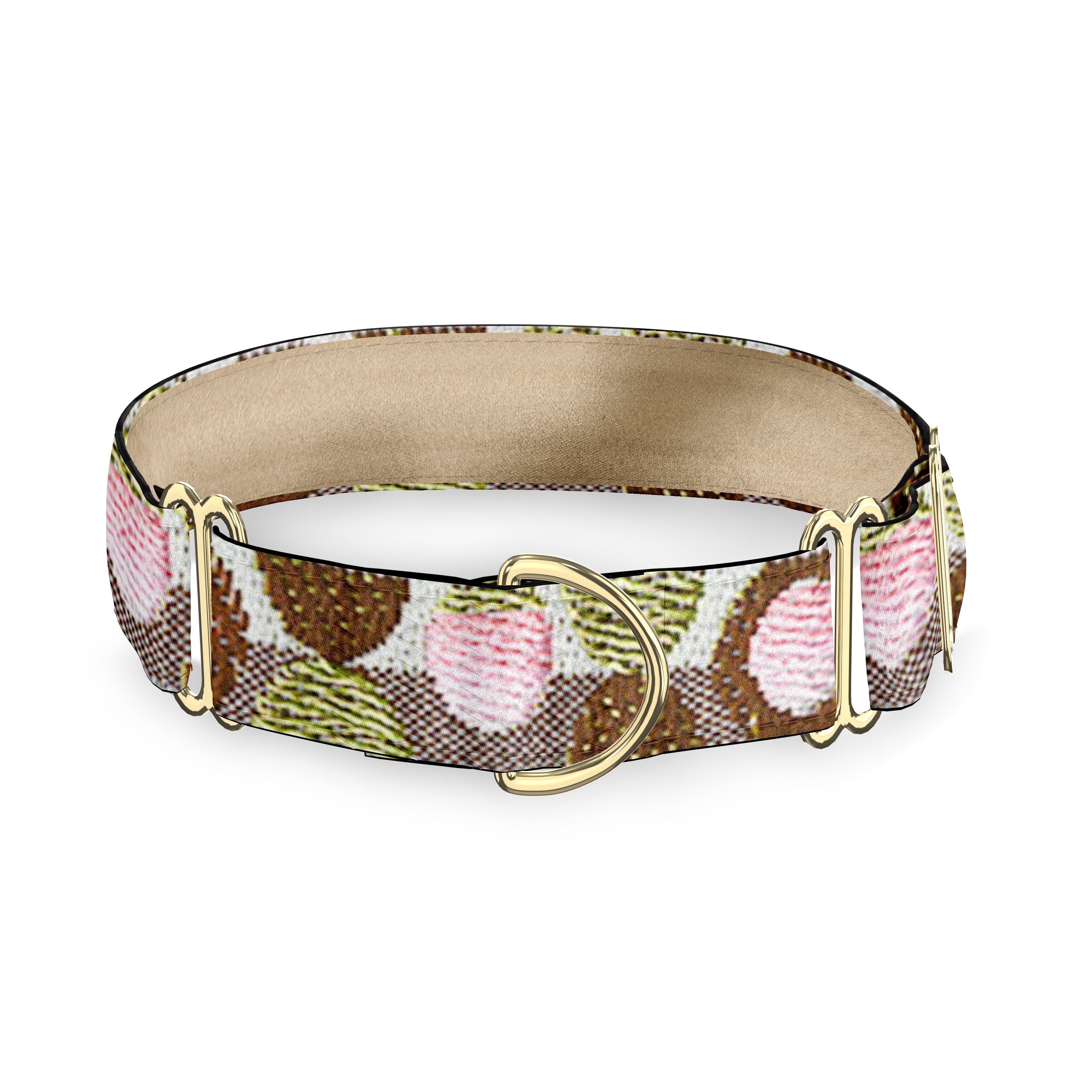 Gogo Dots Pink Dog Collar