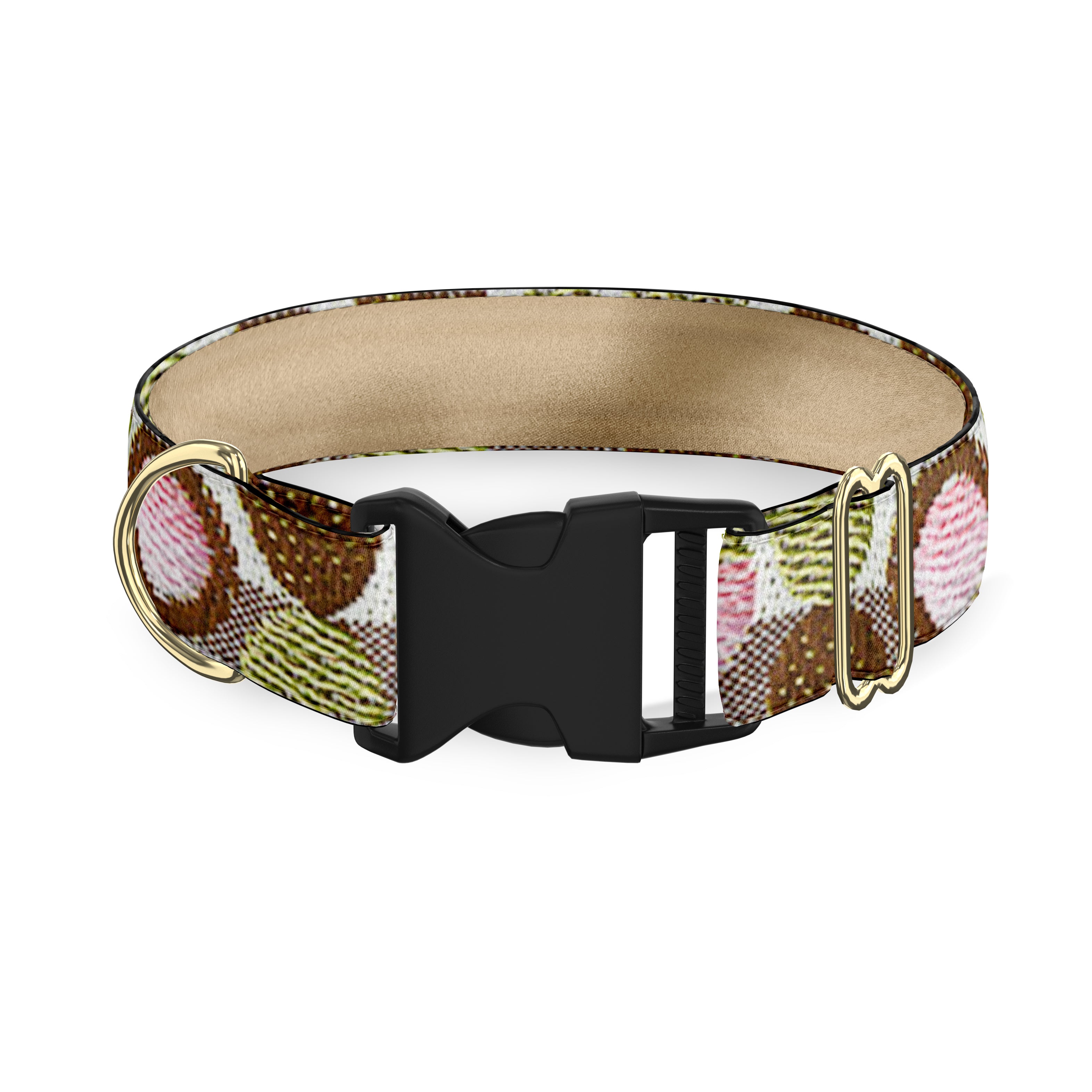 Gogo Dots Pink Dog Collar