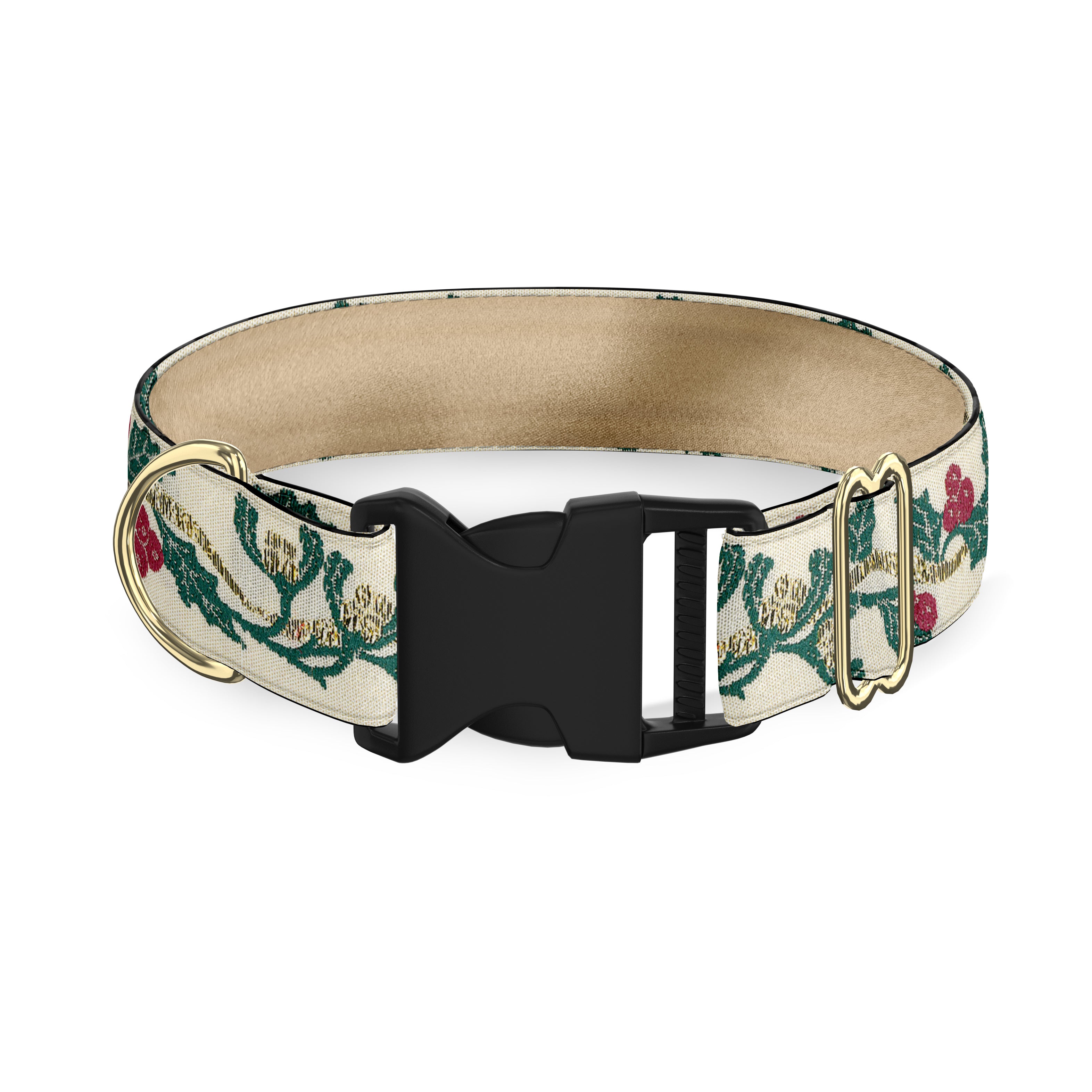 Holly Ecru Dog Collar