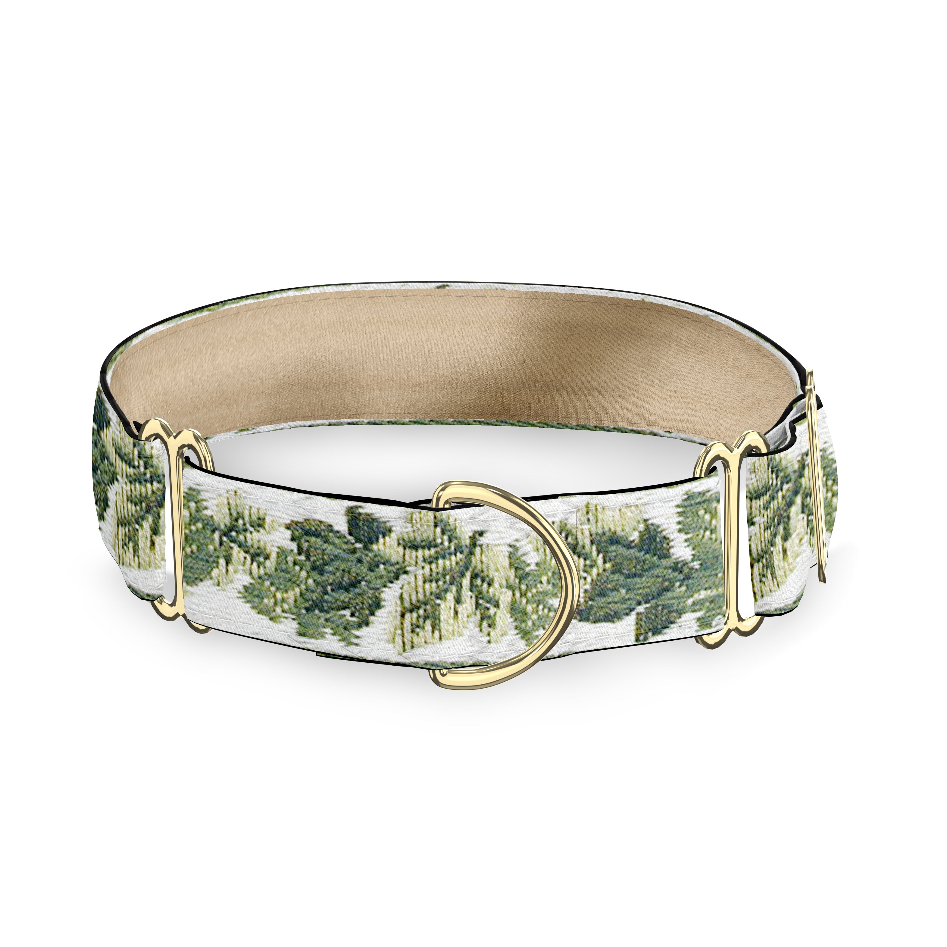 Ivy League Green Dog Collar