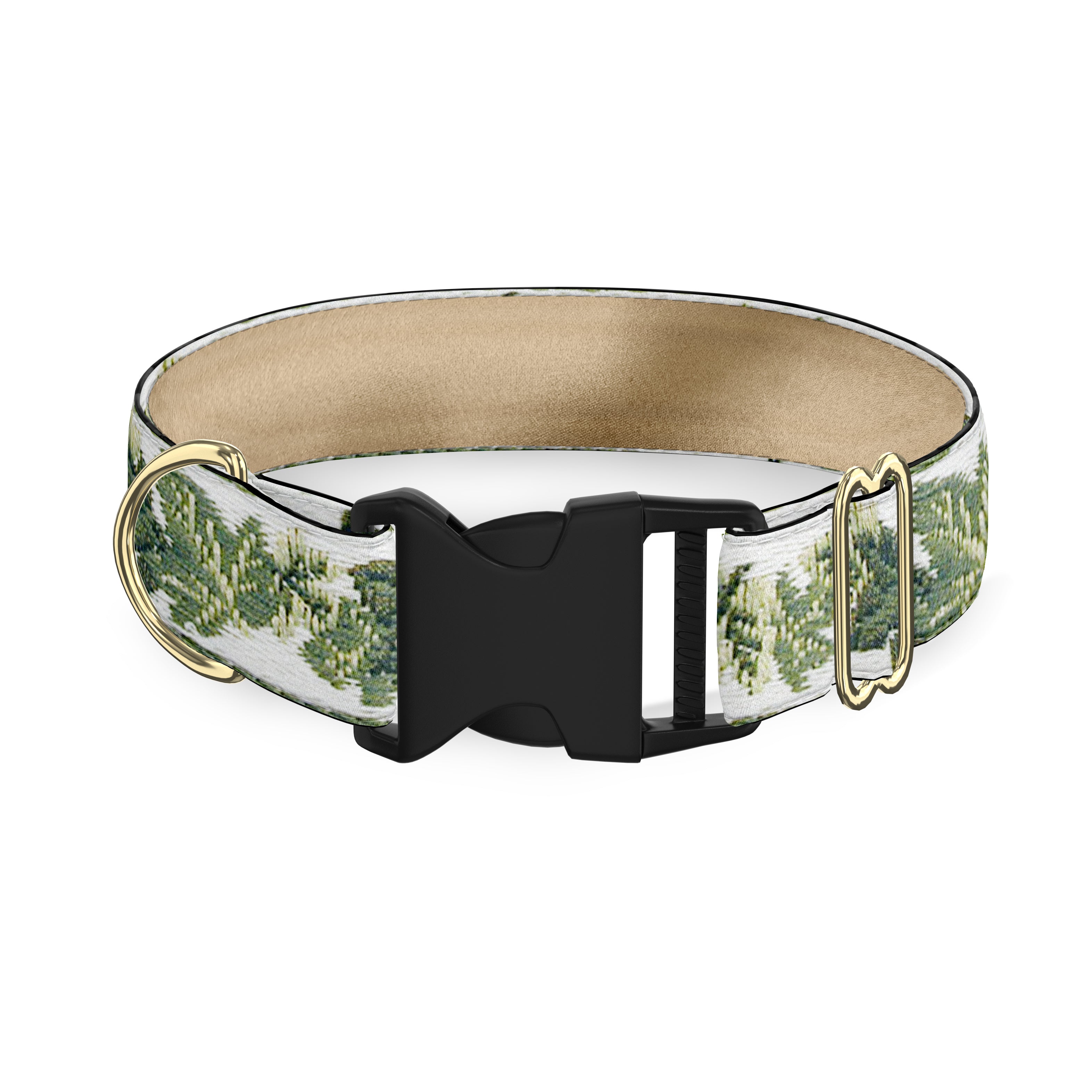 Ivy League Green Dog Collar