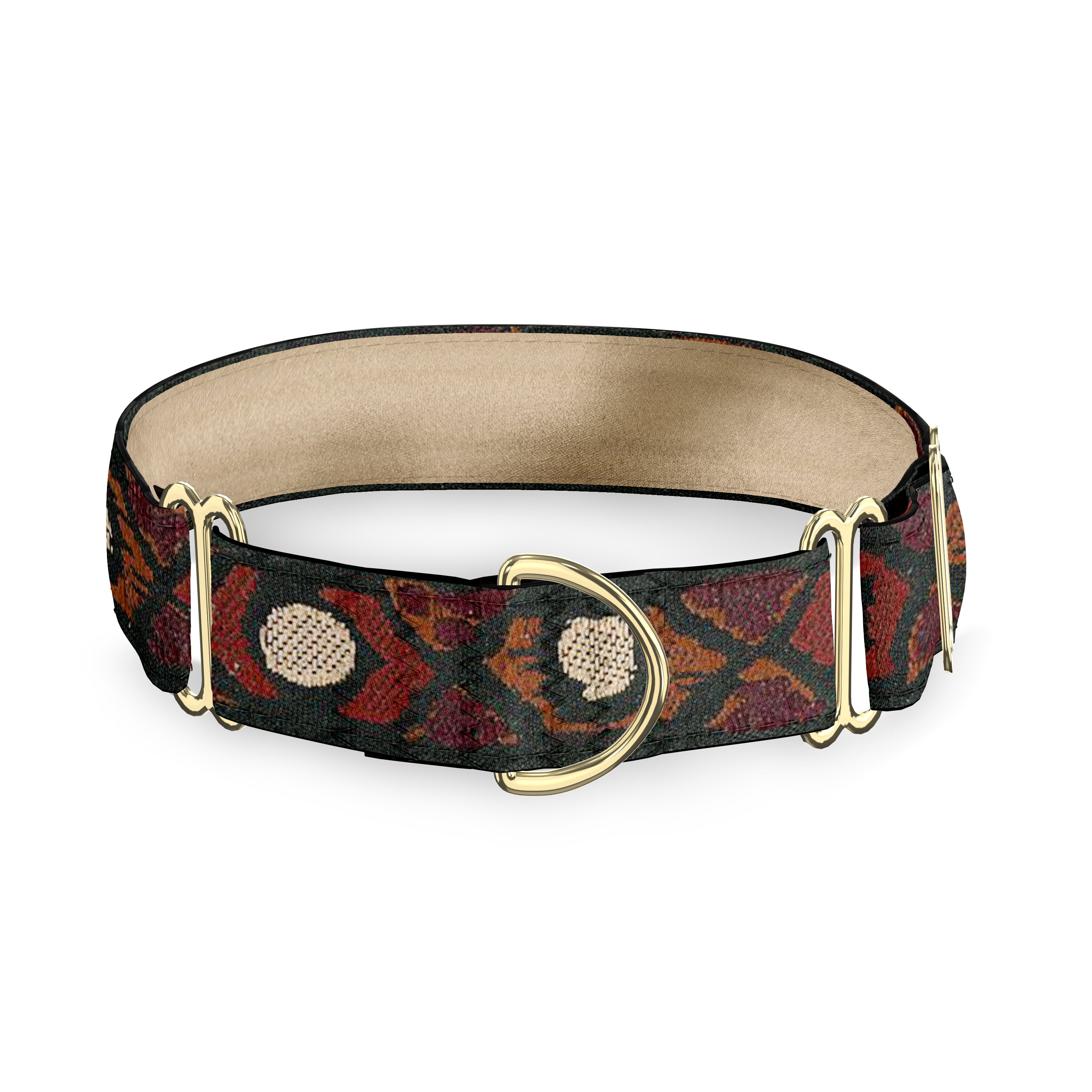 Men's Tie Garnet Dog Collar