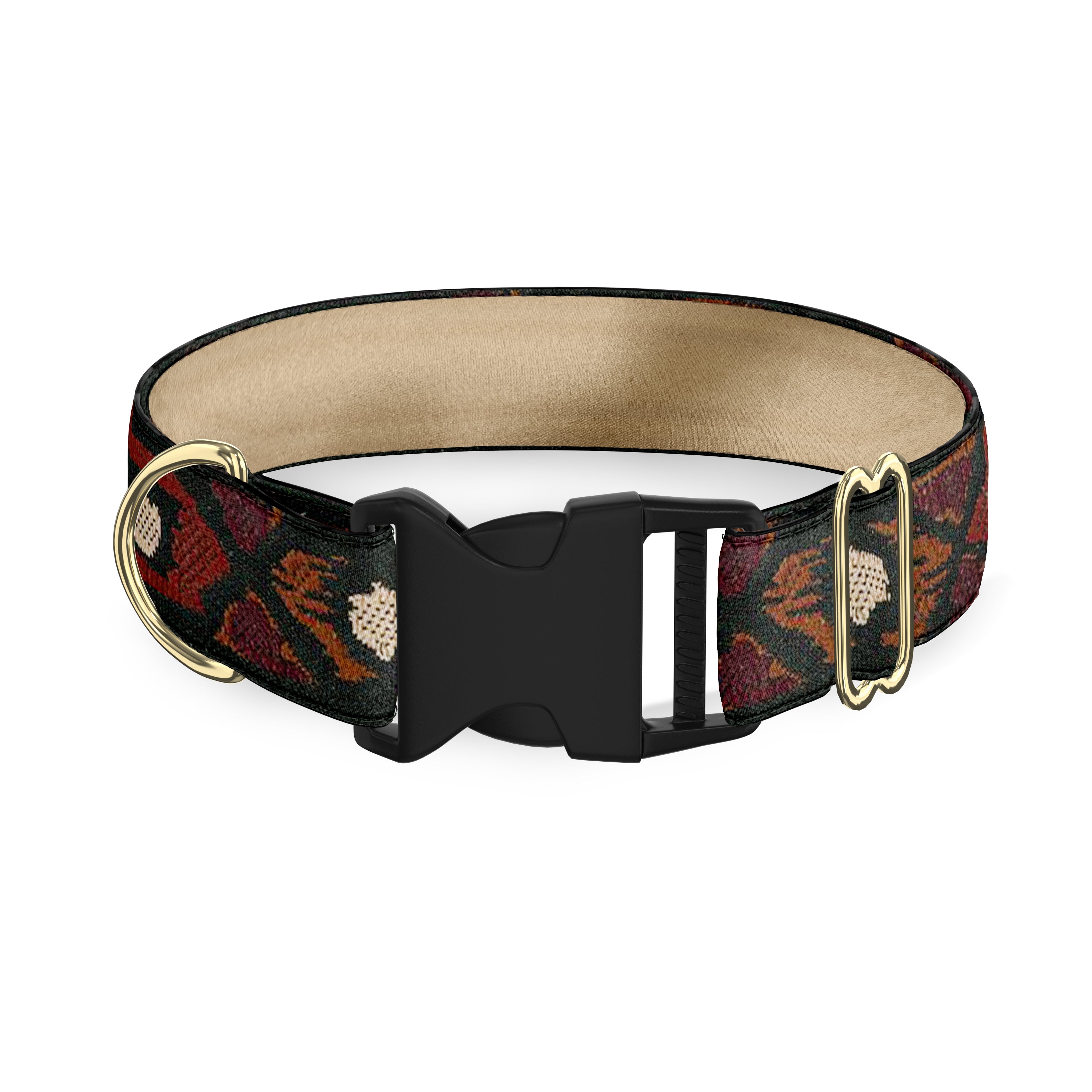 Men's Tie Garnet Dog Collar