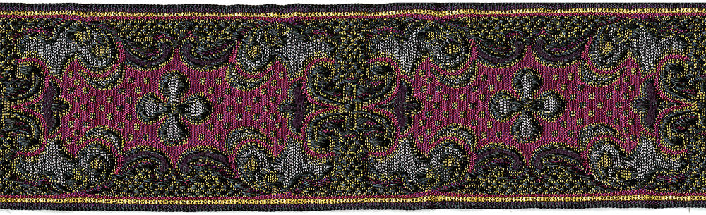Monte Carlo Fuschia 2 Inch Masterpiece Dog Collar