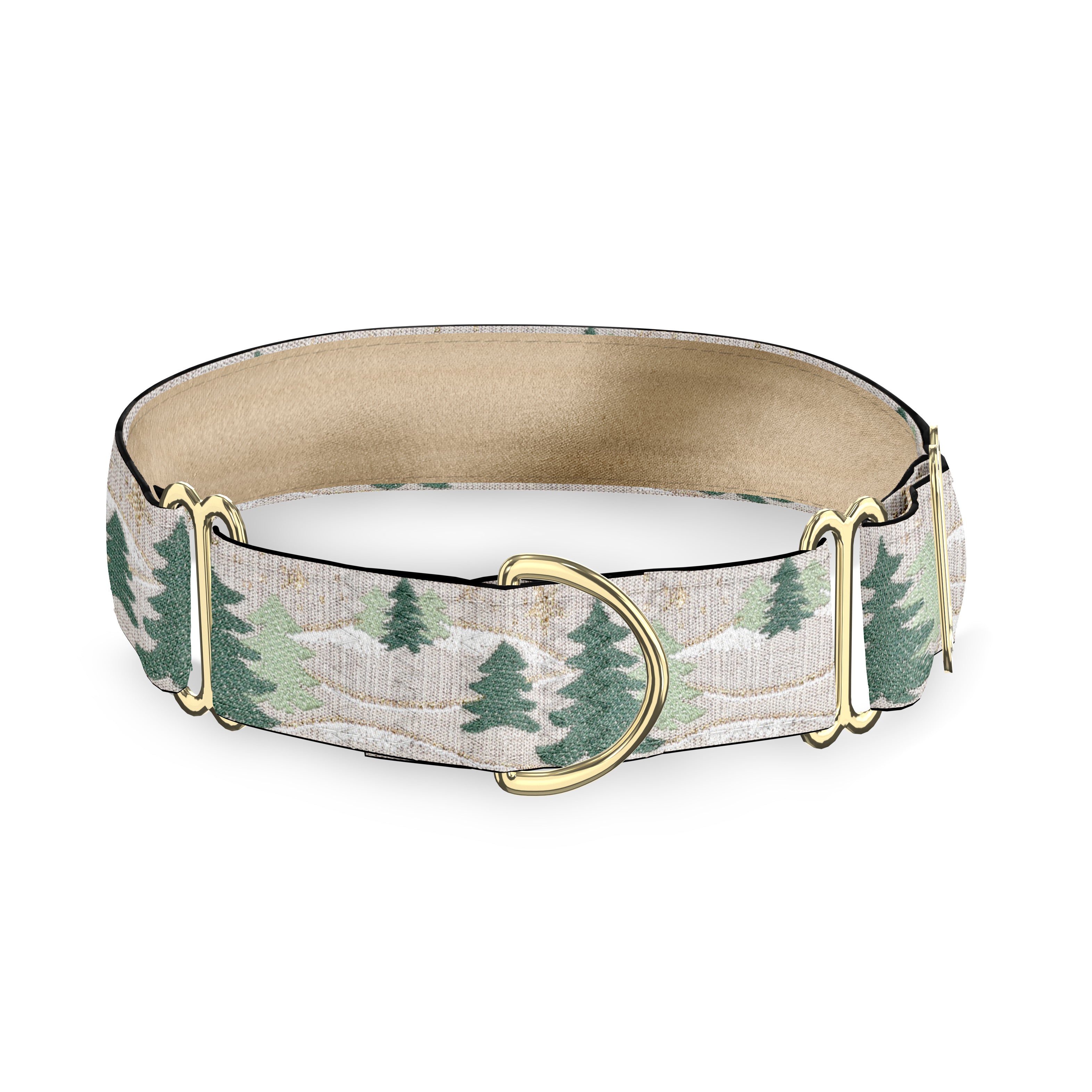 Pine Trees 2" Masterpiece Dog Collar