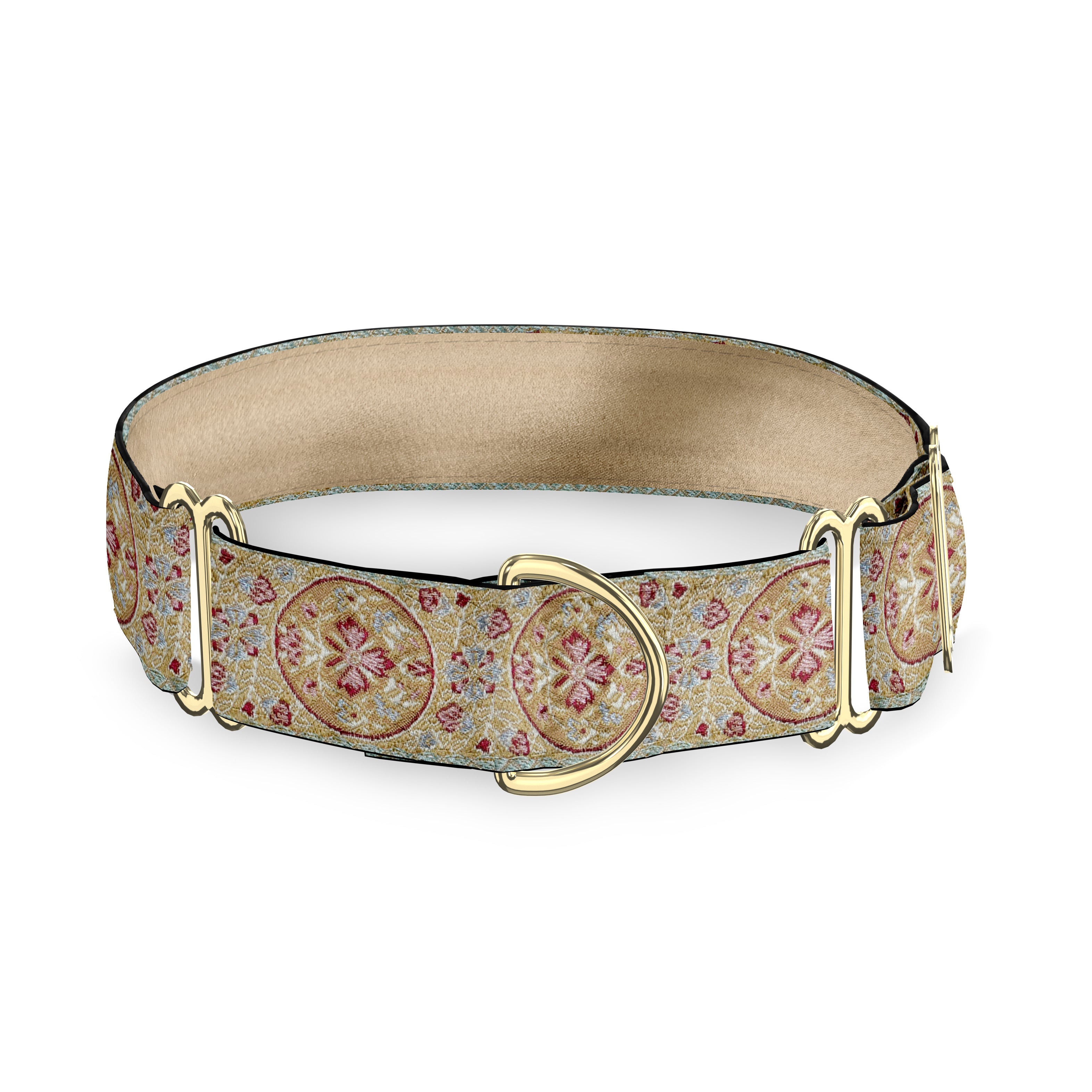 Regallis Medallion Mint 2 Inch Masterpiece Dog Collar