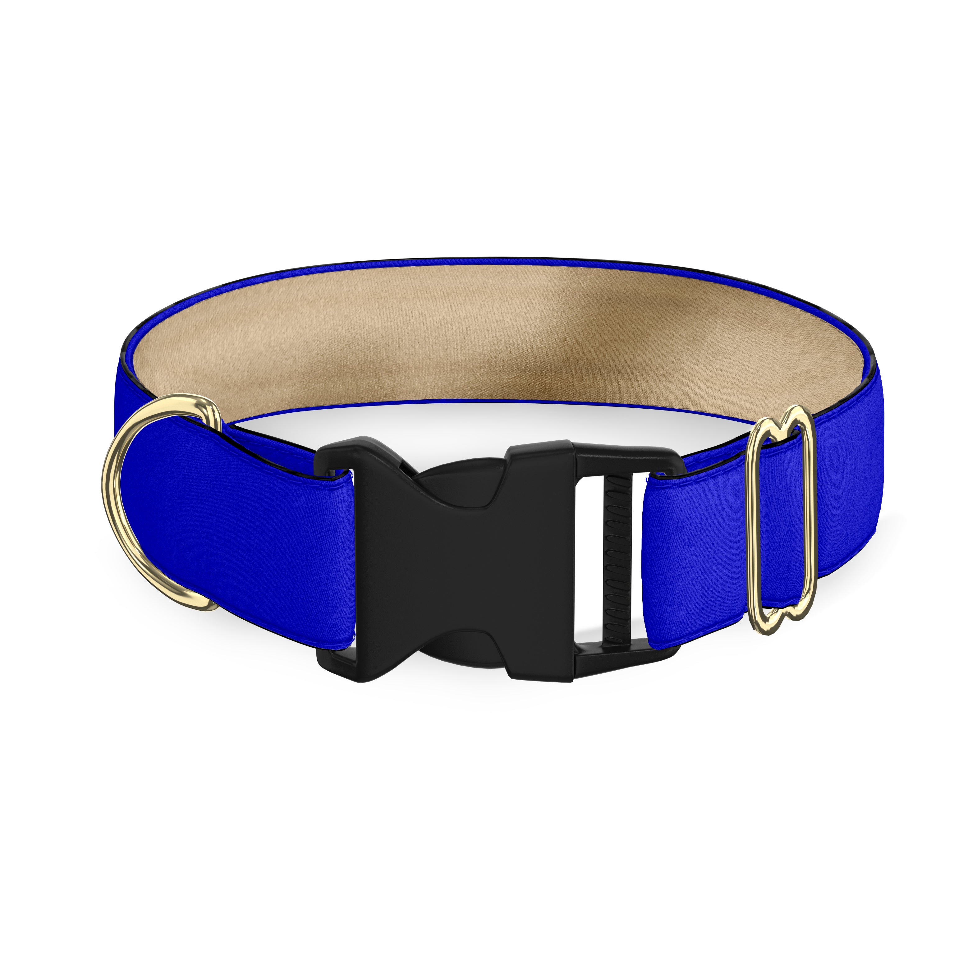 Royal Blue Velvet Dog Collar