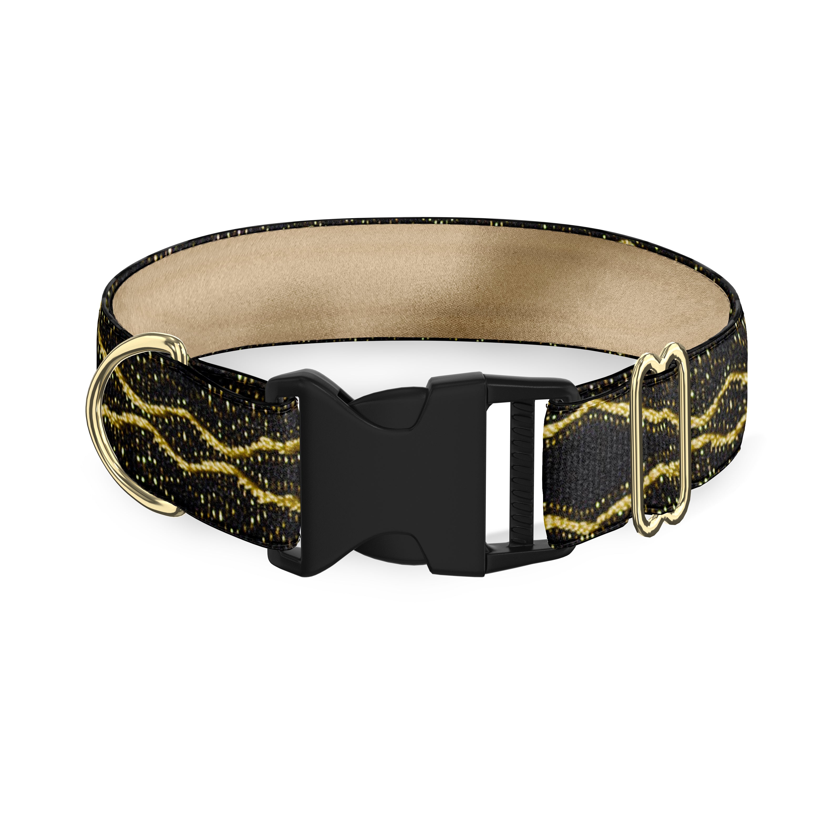 Versailles Black Dog Collar