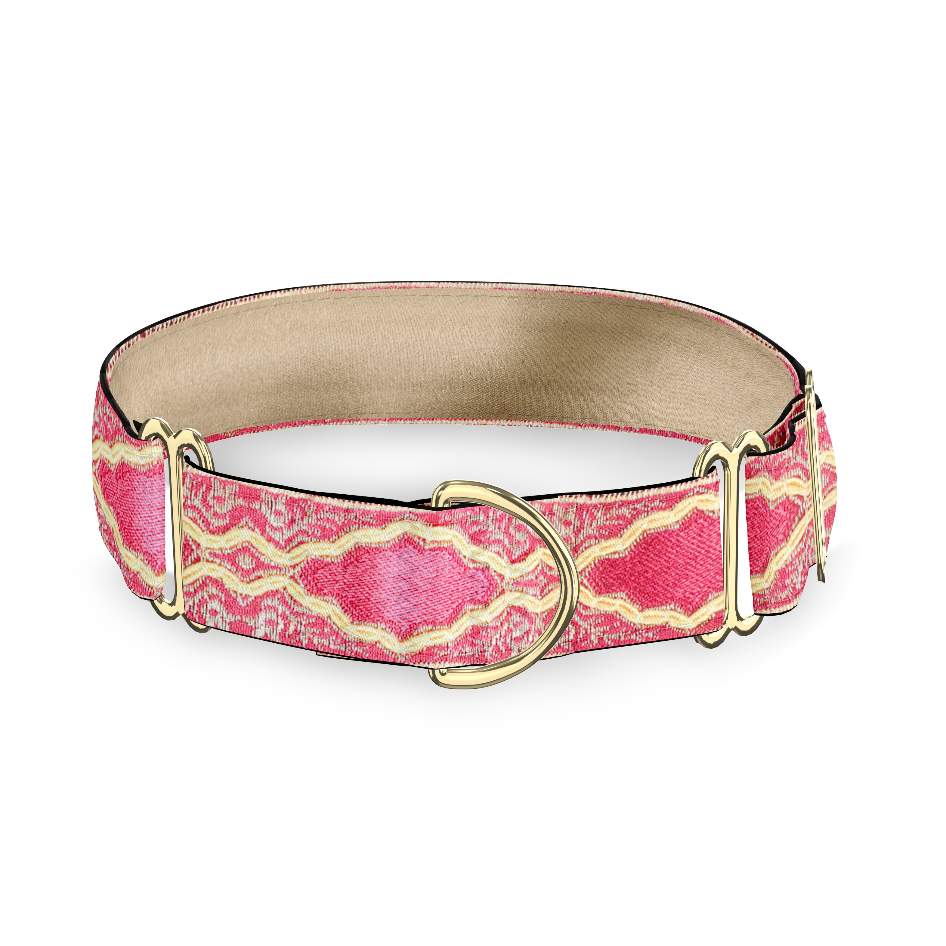 Versailles Fuschia Dog Collar