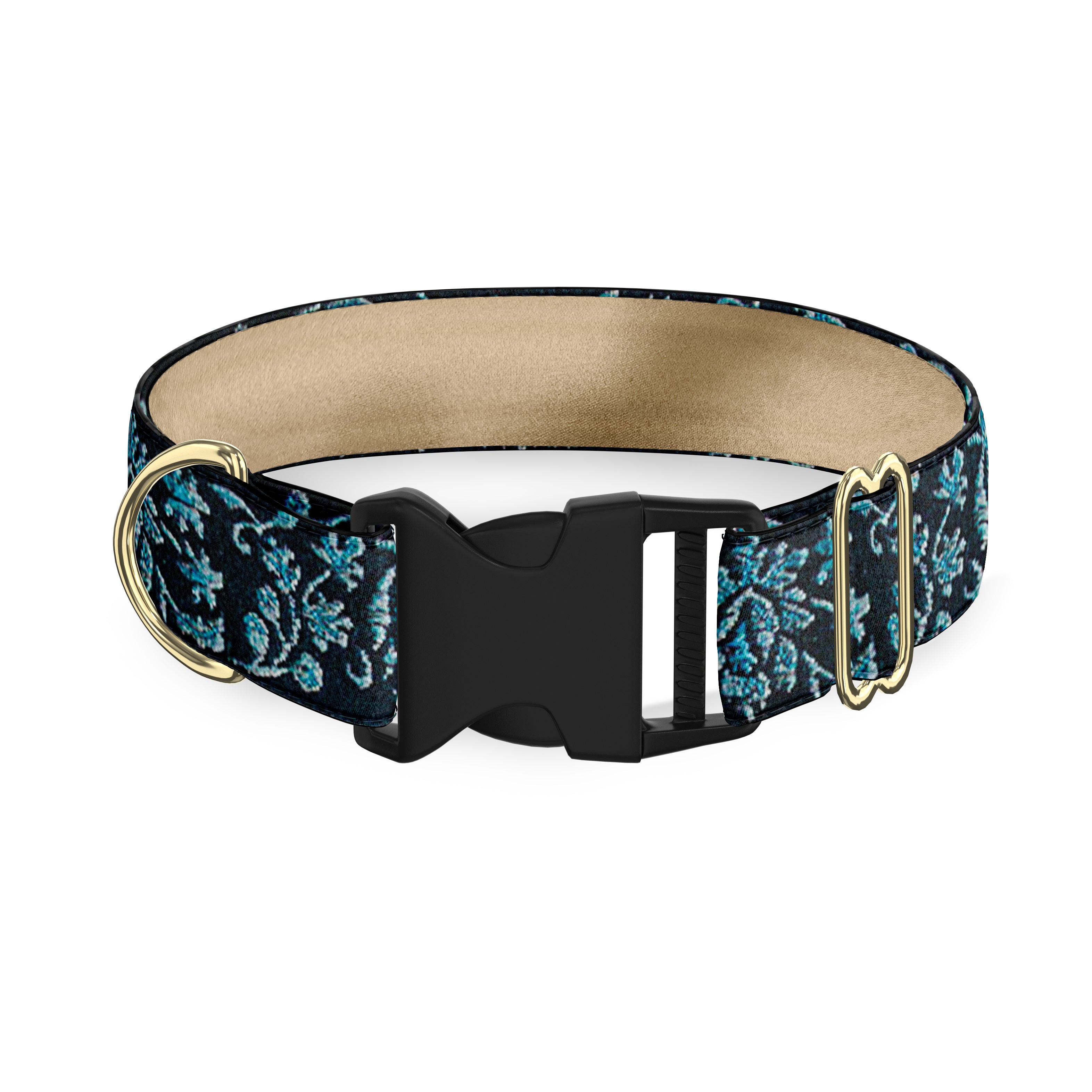 Victoria Blue 1.5" Dog Collar