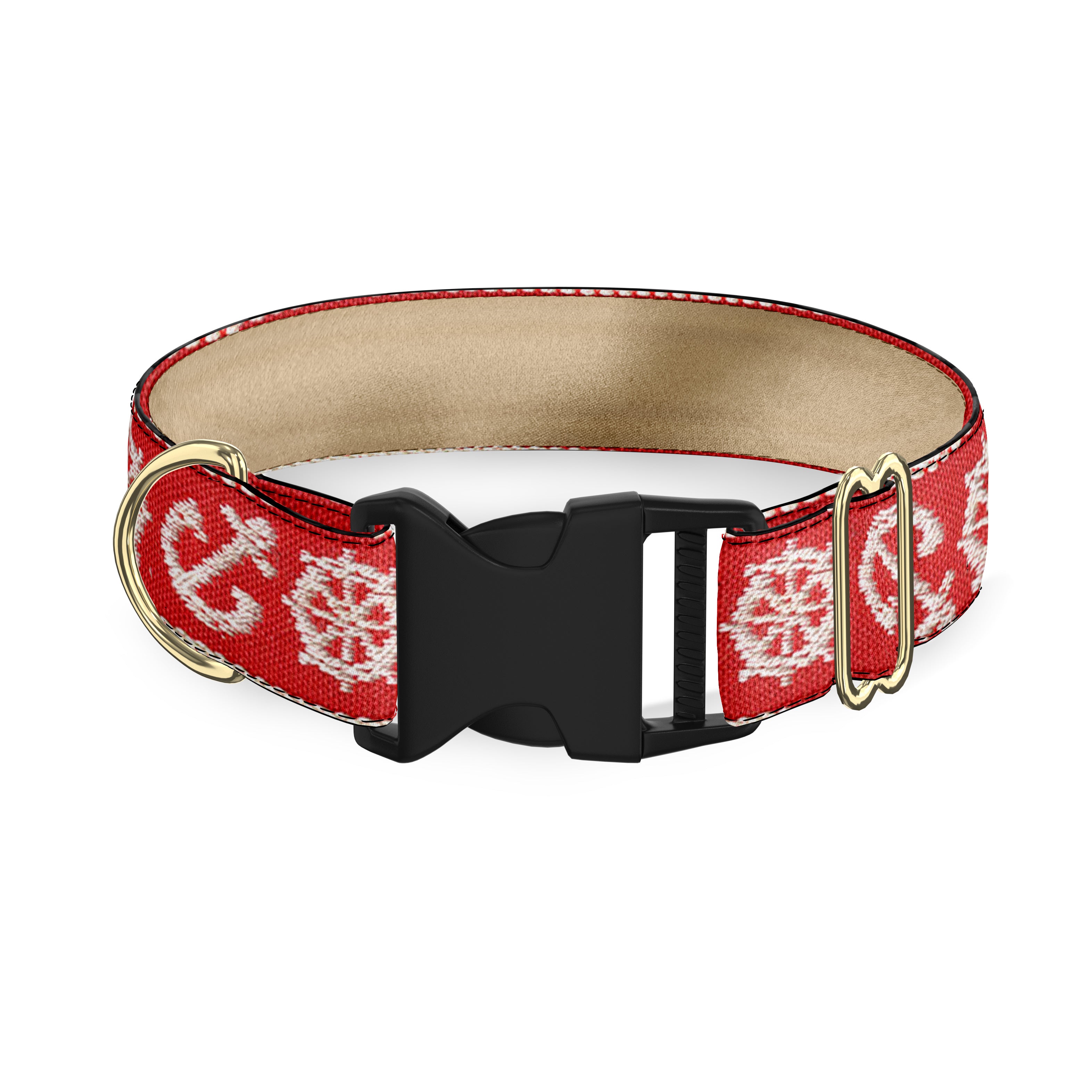 Anchors Red Dog Collar