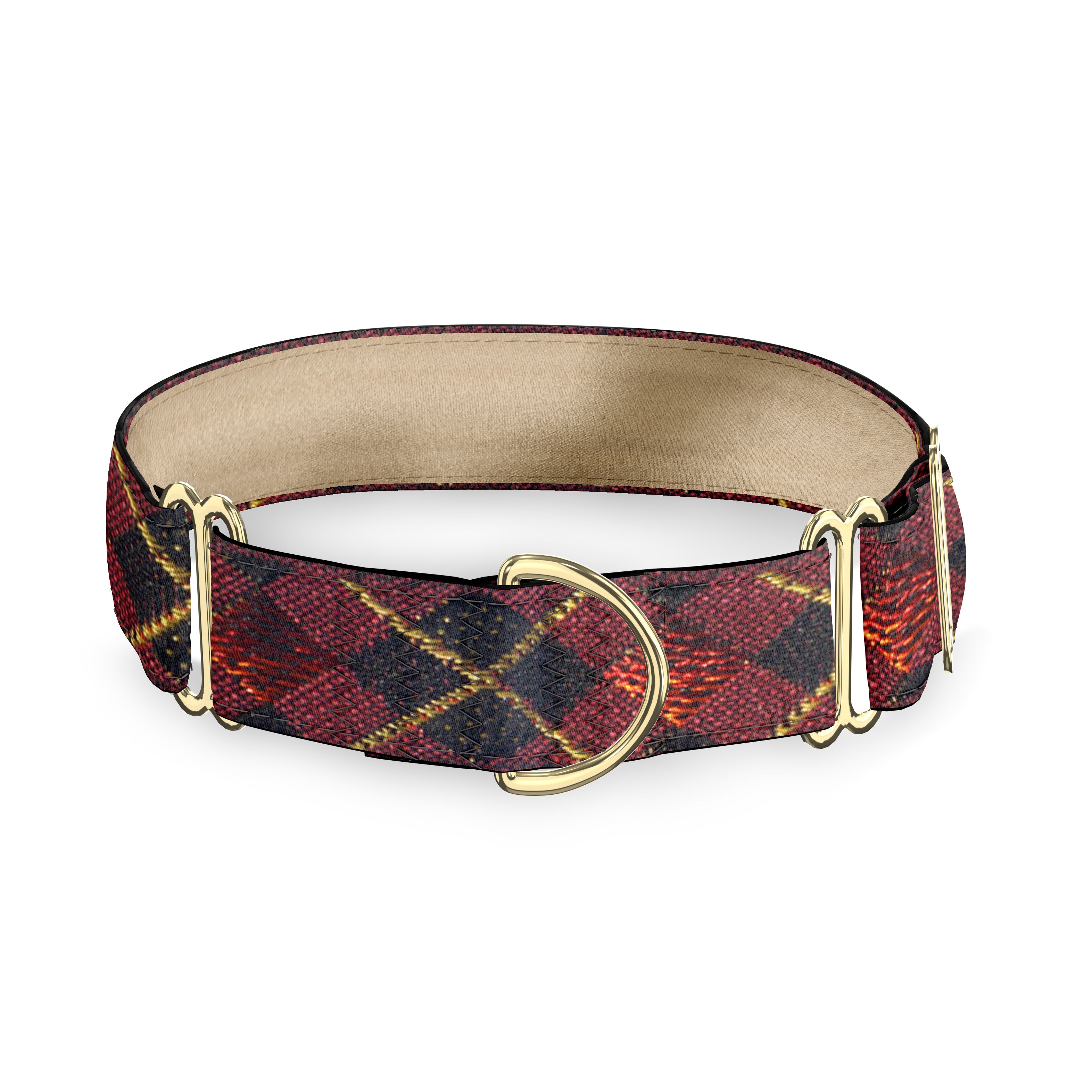 Bonnie Argyle Plum Dog Collar