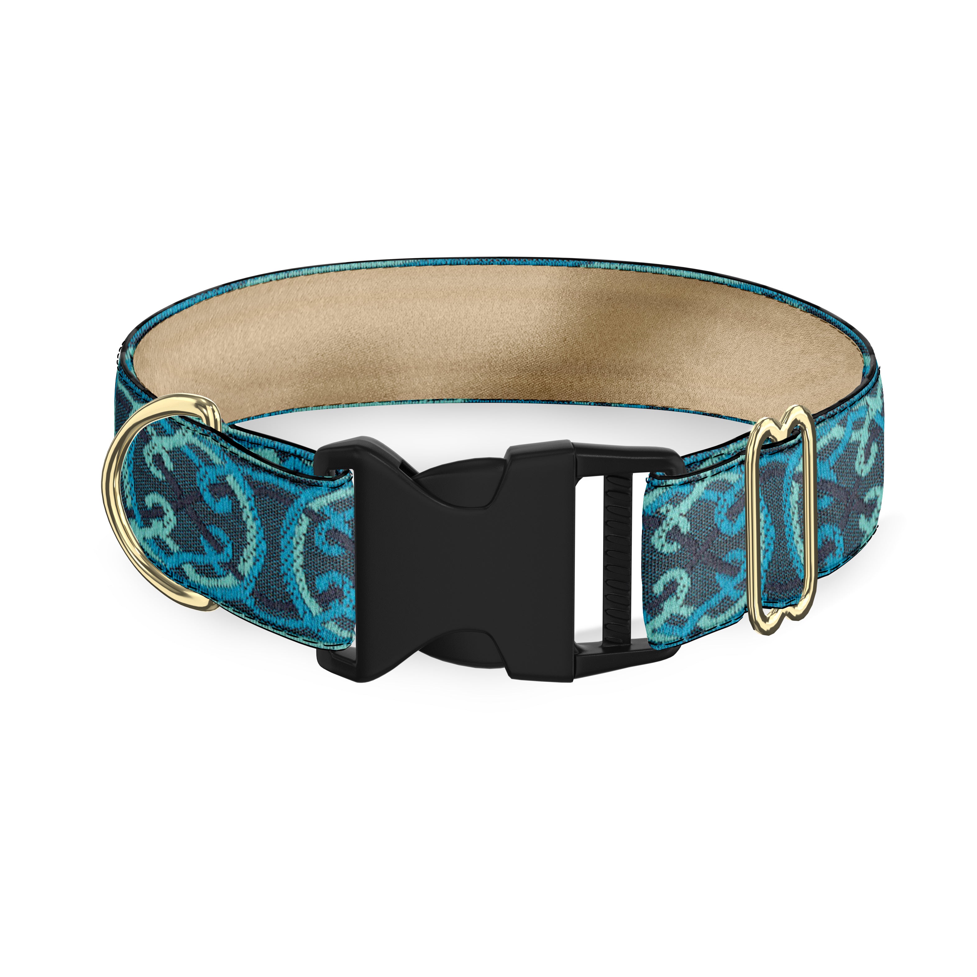 Celtic Blue Dog Collar