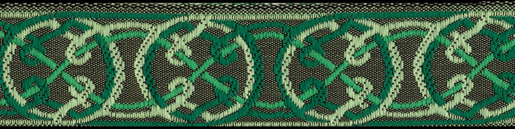 Celtic Green Dog Collar